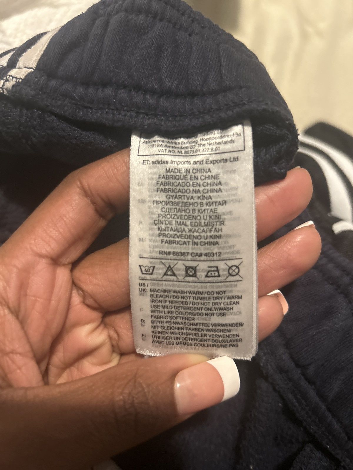 Adidas Double waist Adidas Sweatpants Size US 35 - 6 Thumbnail