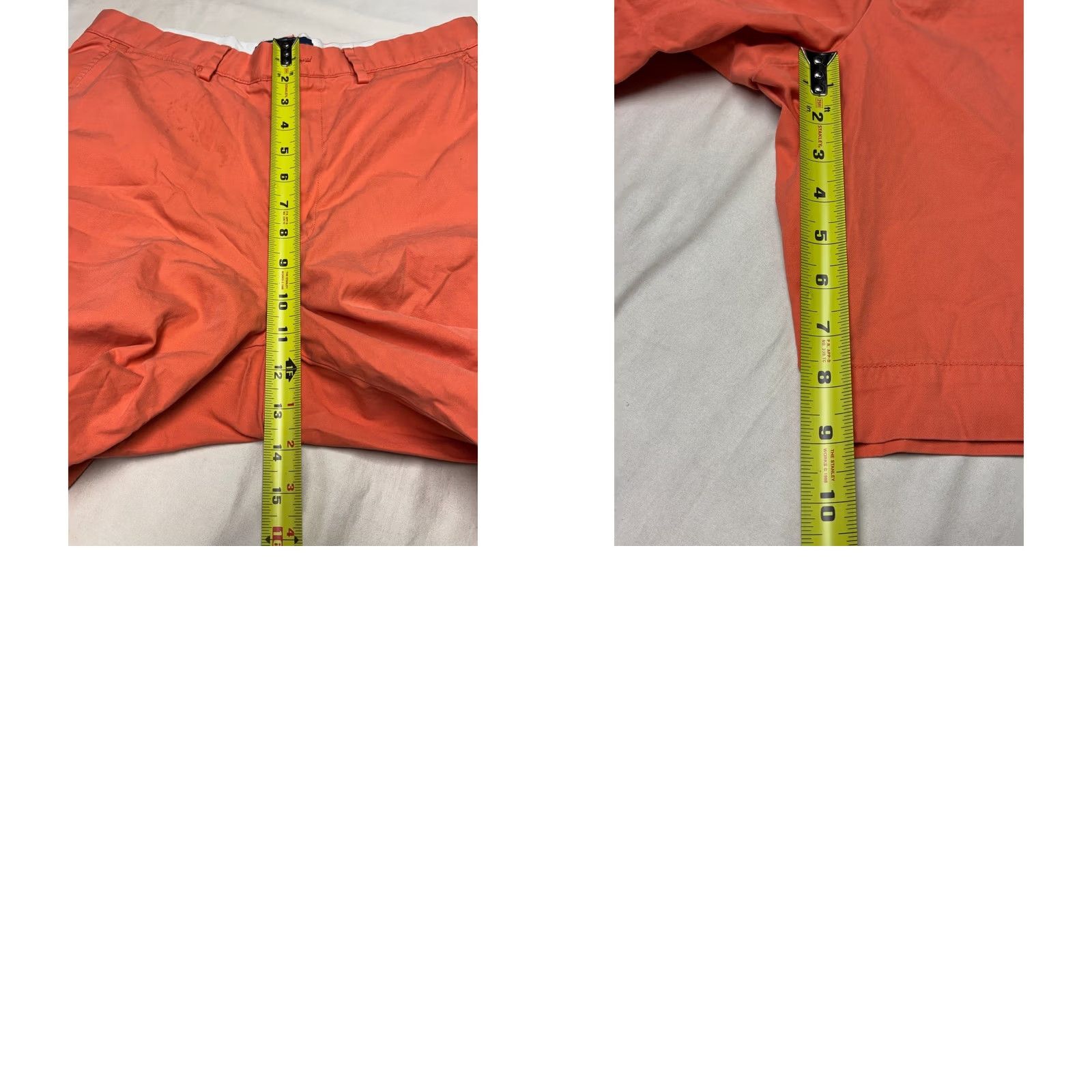 Polo Ralph Lauren Polo Ralph Lauren Mens Chino Shorts 32x9 Coral Orange Cotton Twill Flat Front Classic Casual Mens Size US XS / EU 42 / 0 - 8 Thumbnail