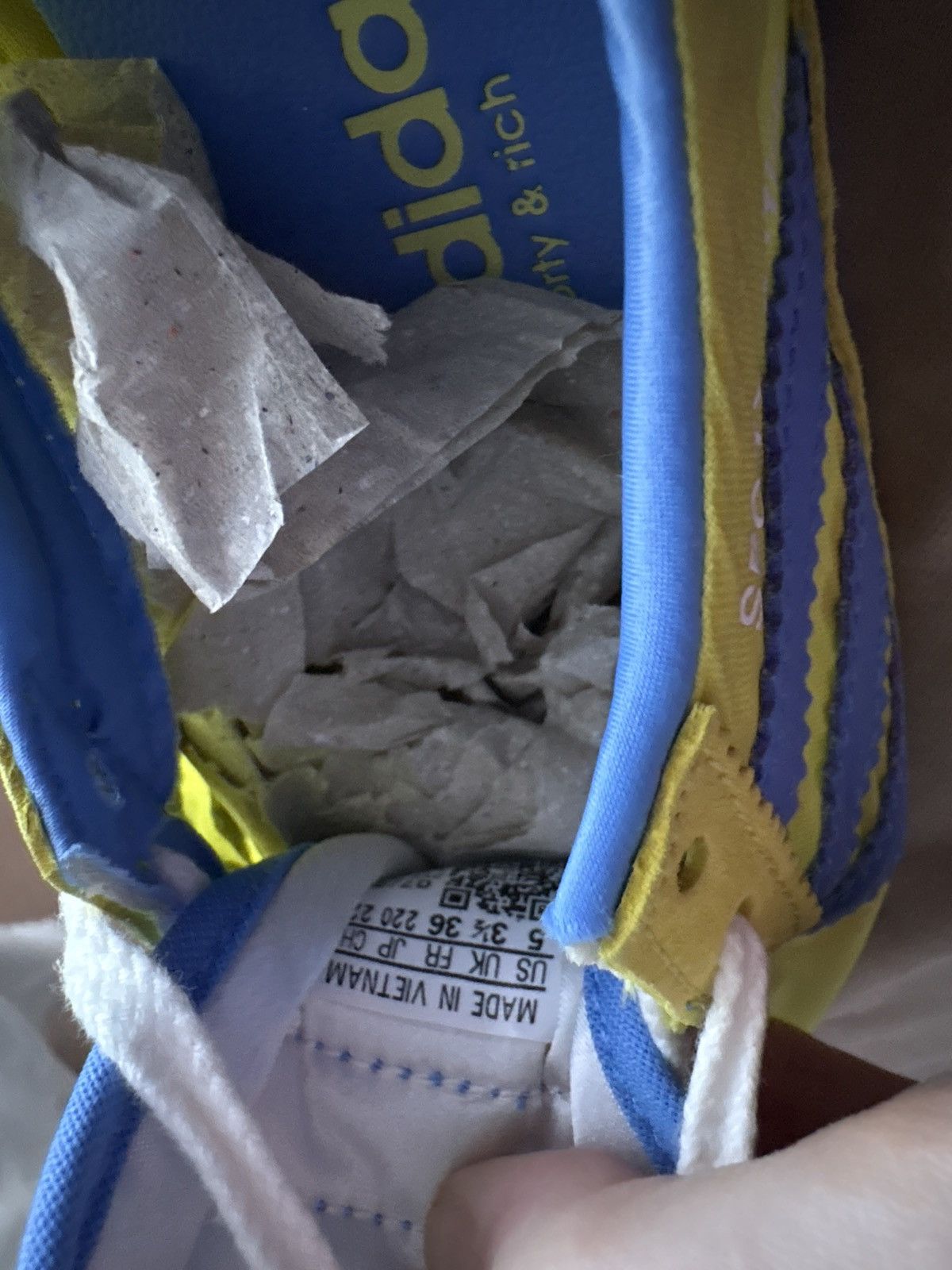 Adidas Adidas SL72 x Sporty & Rich Yellow Blue BNIB UK 3.5 Size US 6 / IT 36 - 6 Thumbnail