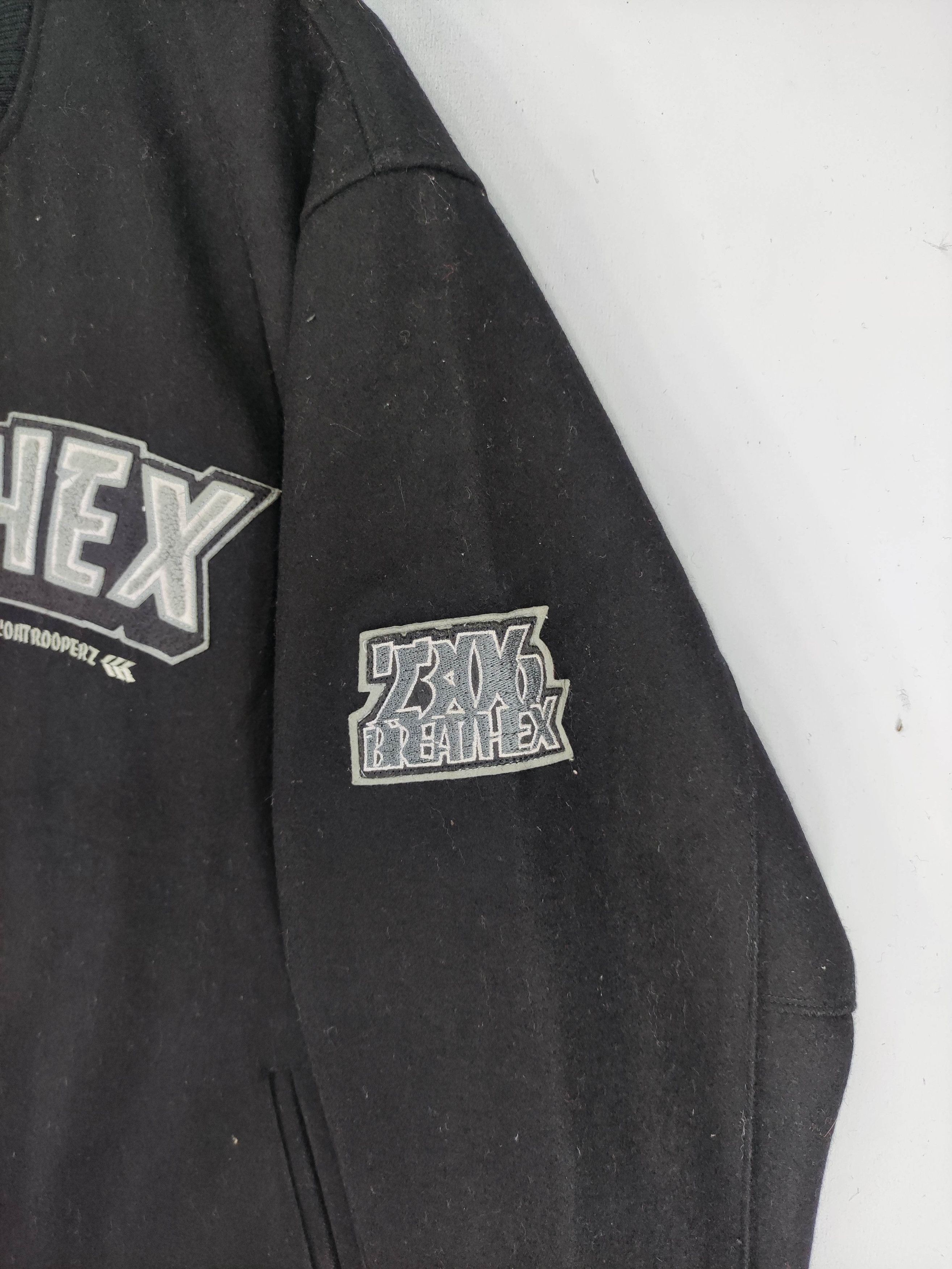 Vintage Vintage Breathex Varsity Wool Jacket Snap Button Size US L / EU 52-54 / 3 - 2 Thumbnail