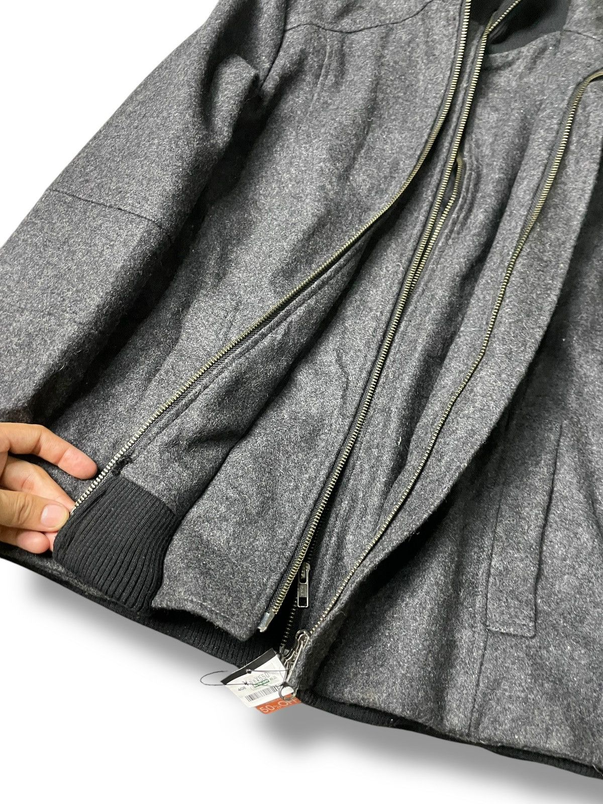 Japanese Brand × Murder License × Vintage Vintage Murder License Wool Zipper Jacket (81) Size US S / EU 44-46 / 1 - 4 Thumbnail