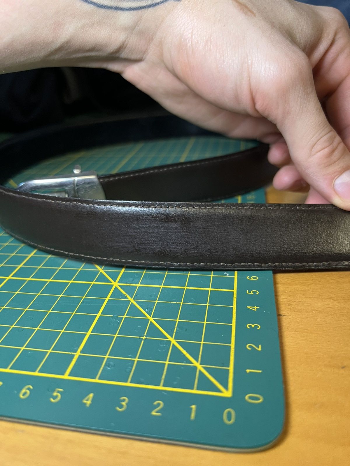 Giorgio Armani Vintage Georgio Armani reversible two-tone leather belt Size ONE SIZE - 8 Thumbnail