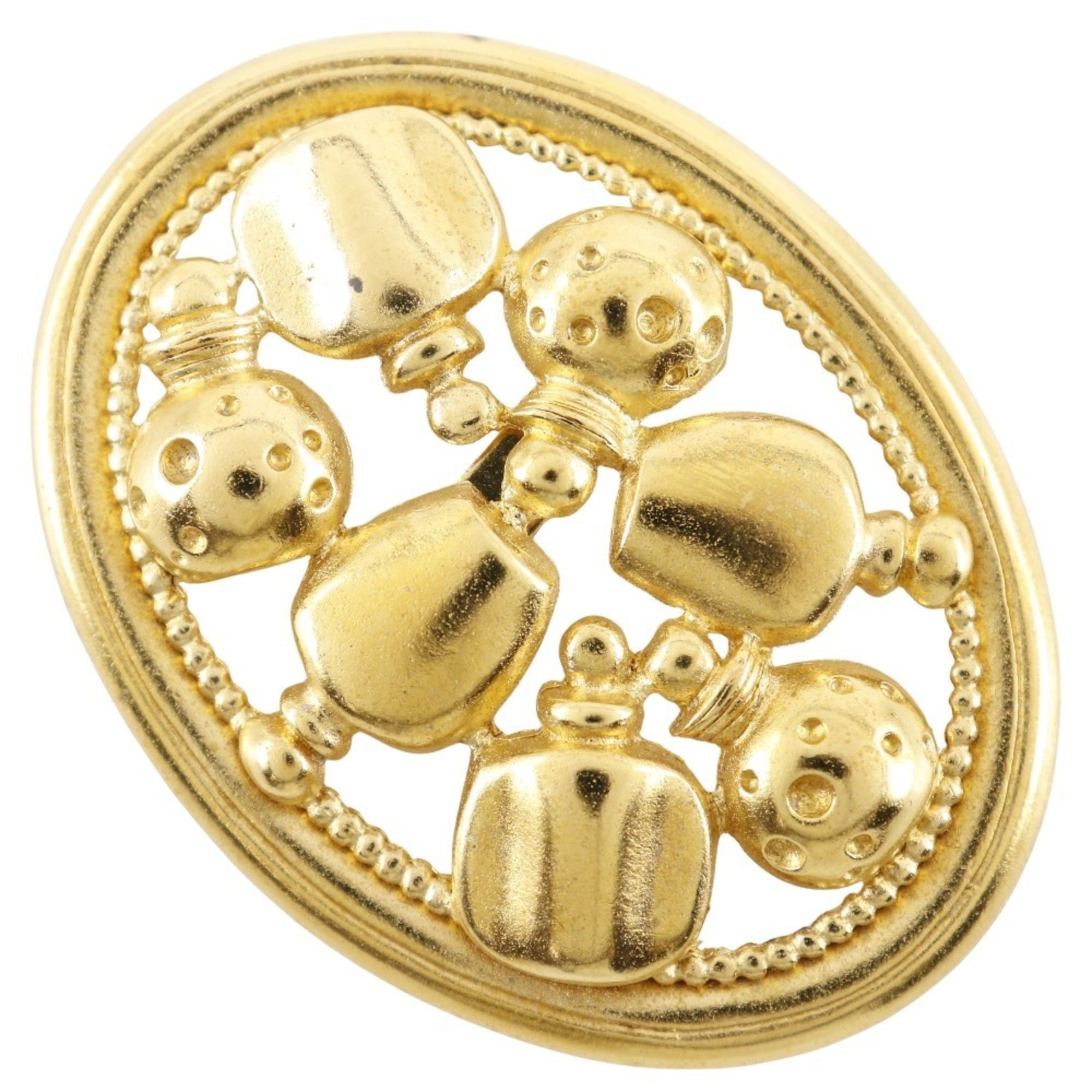 Dior Christian Dior Perfume Bottle Brooch Motif Gold Plated Approx. 17g Women's Size ONE SIZE - 1 Thumbnail
