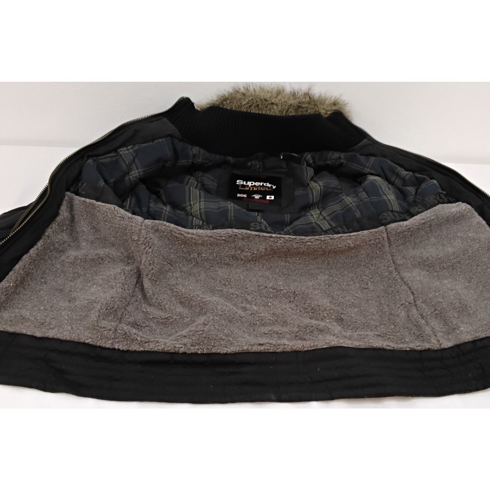 Superdry Superdry Limited Parka Black Men's Small Hooded Size US S / EU 44-46 / 1 - 6 Thumbnail