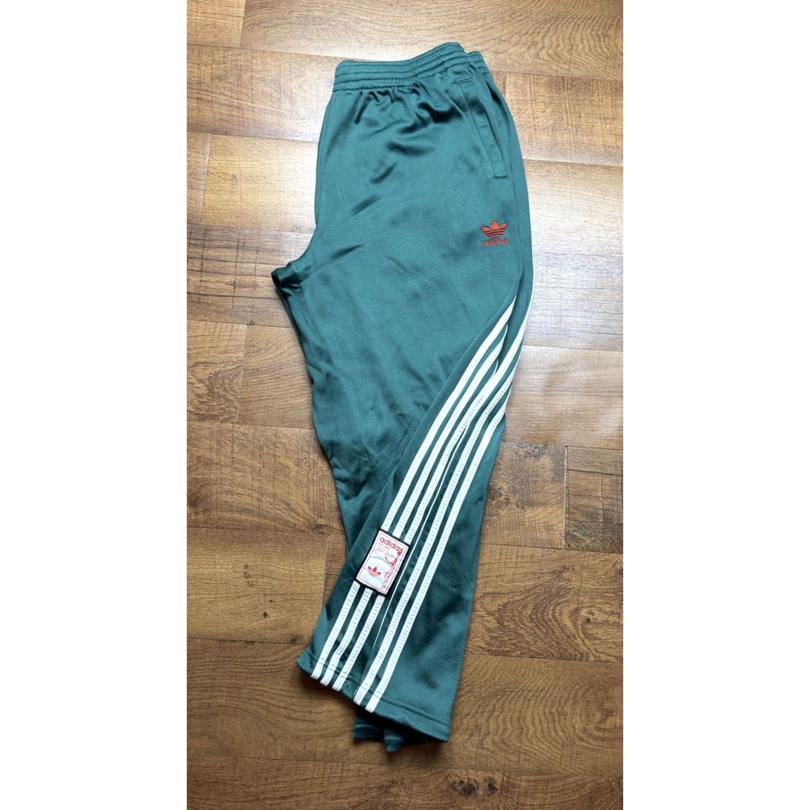 Adidas VINTAGE Adidas Kareem abdul-jabbar Warm Up Firebird Track Pants Men XL Teal Green Firebird Track Pants Mens XL Size US 36 / EU 52 - 2 Thumbnail