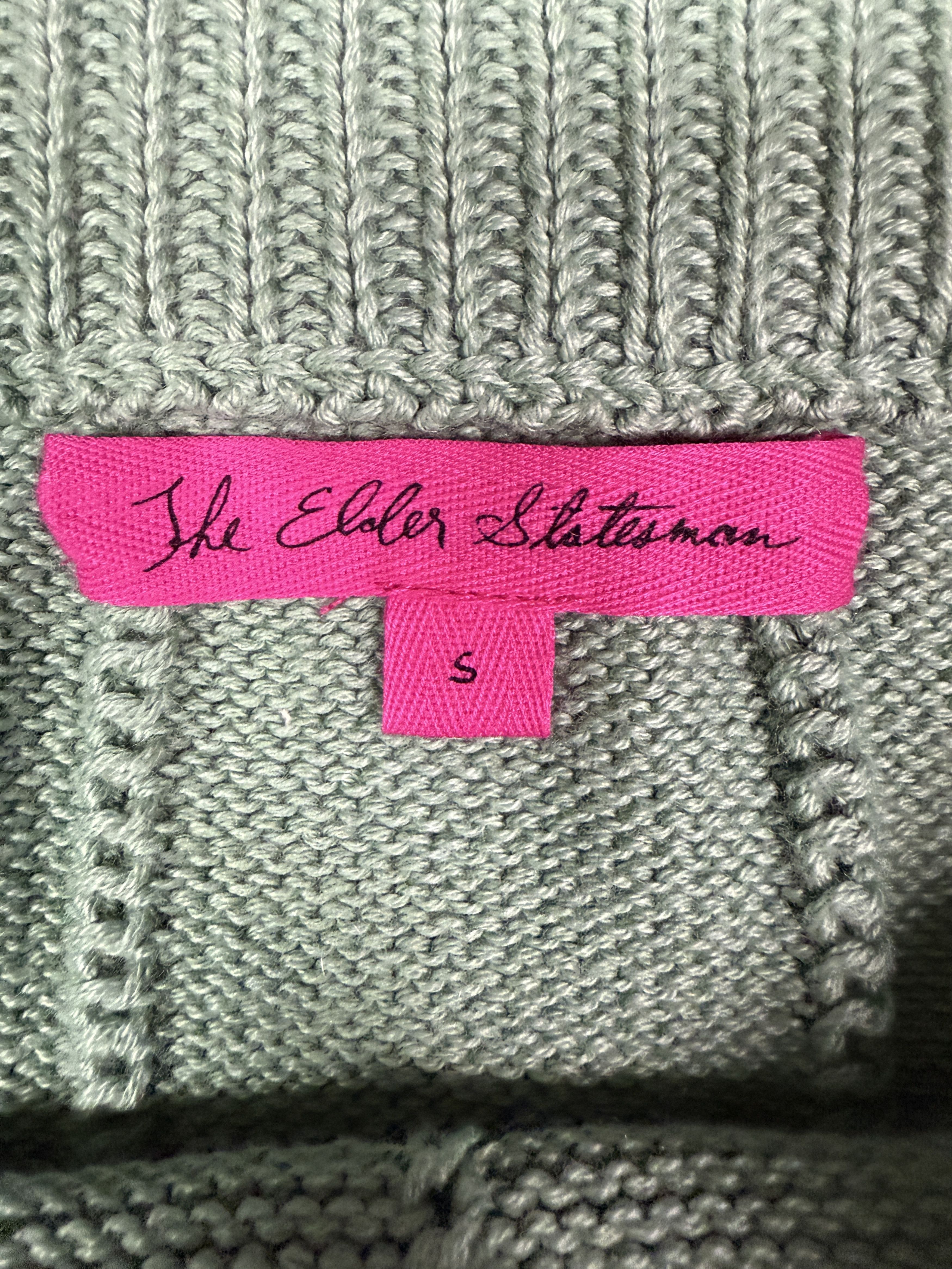 The Elder Statesman $985 The Elder Statesman Mint Grid Pointelle Mini Skirt Size 27" / US 4 / IT 40 - 6 Thumbnail