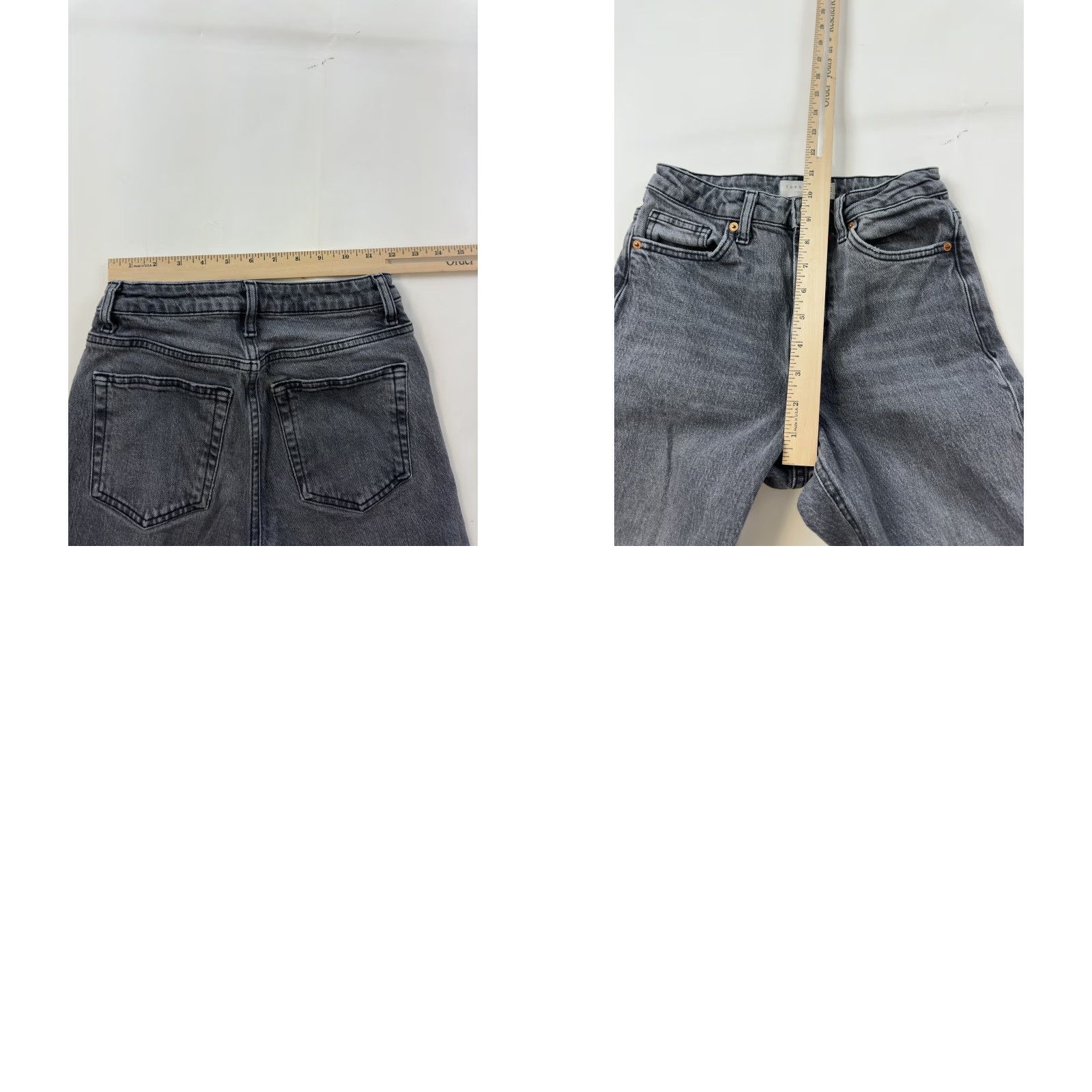 Topshop Topshop Jeans Women’s Regular 26 Black Skinny Inseam 25 Slimming Stretch Womens Size 26" / US 2 / IT 38 - 8 Thumbnail