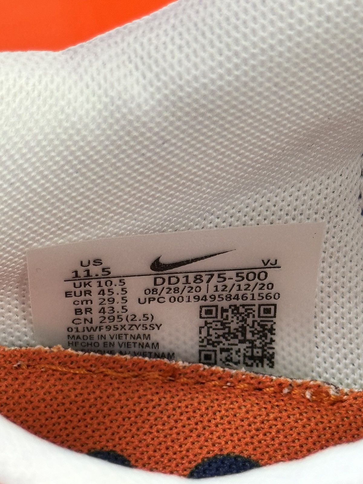 Nike × Sacai NIKE VAPORWAFFLE SACAI SNEAKERS Size US 11.5 / EU 44-45 - 10 Thumbnail