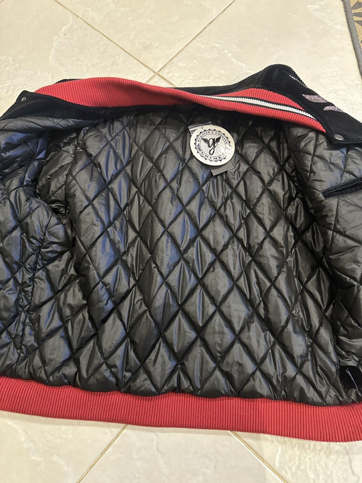 Other Chaqueta Baseball Grimey Yoga Fire Corduroy FW20 Black Size US XL / EU 56 / 4 - 6 Thumbnail