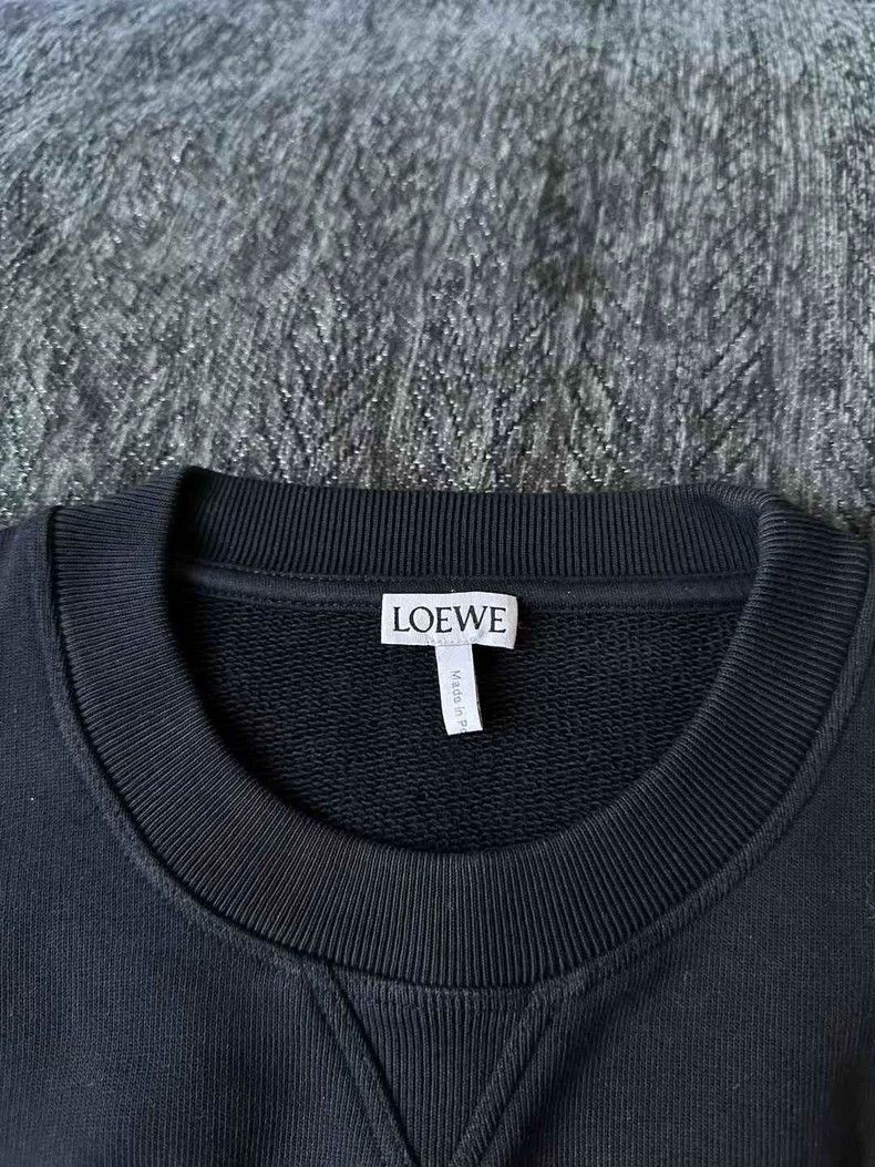 Loewe LOEWE Dark blue embroidered logo hoodie Size M / US 6-8 / IT 42-44 - 2 Thumbnail