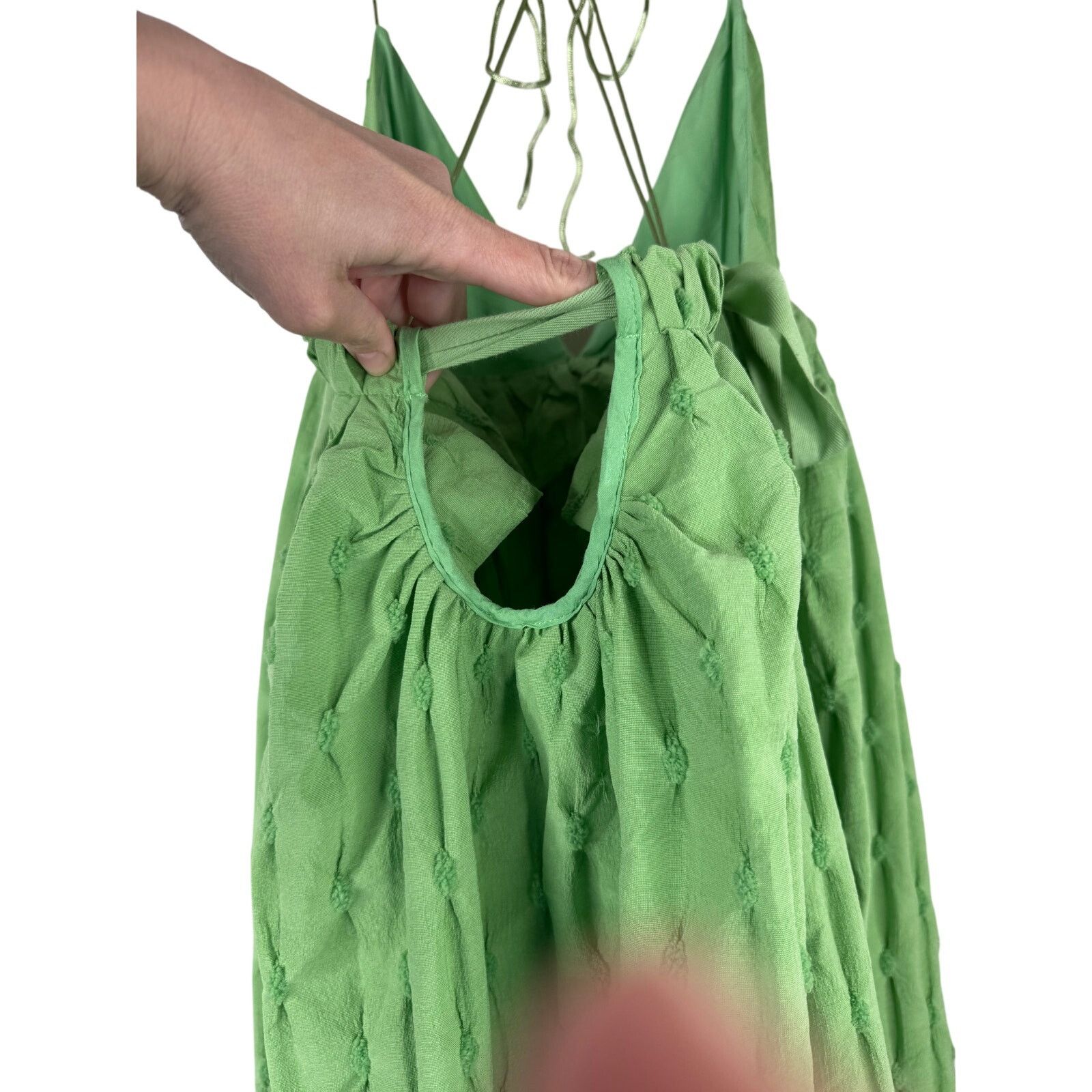 Free People Free People NEW Primmy Midi Dress Size Medium Green Size M / US 6-8 / IT 42-44 - 9 Thumbnail