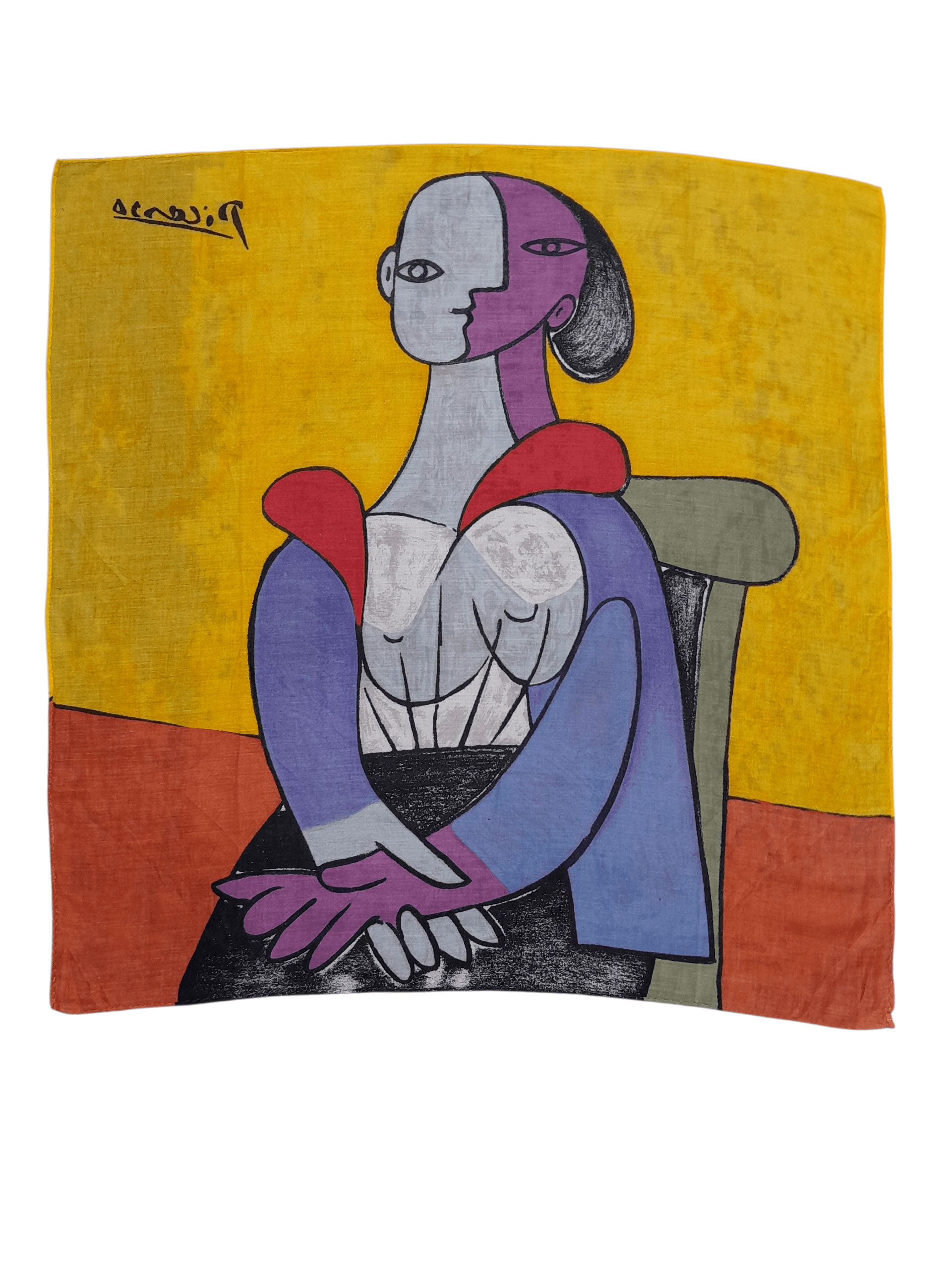 Vintage Pablo Picasso Bandana Size ONE SIZE - 2 Thumbnail