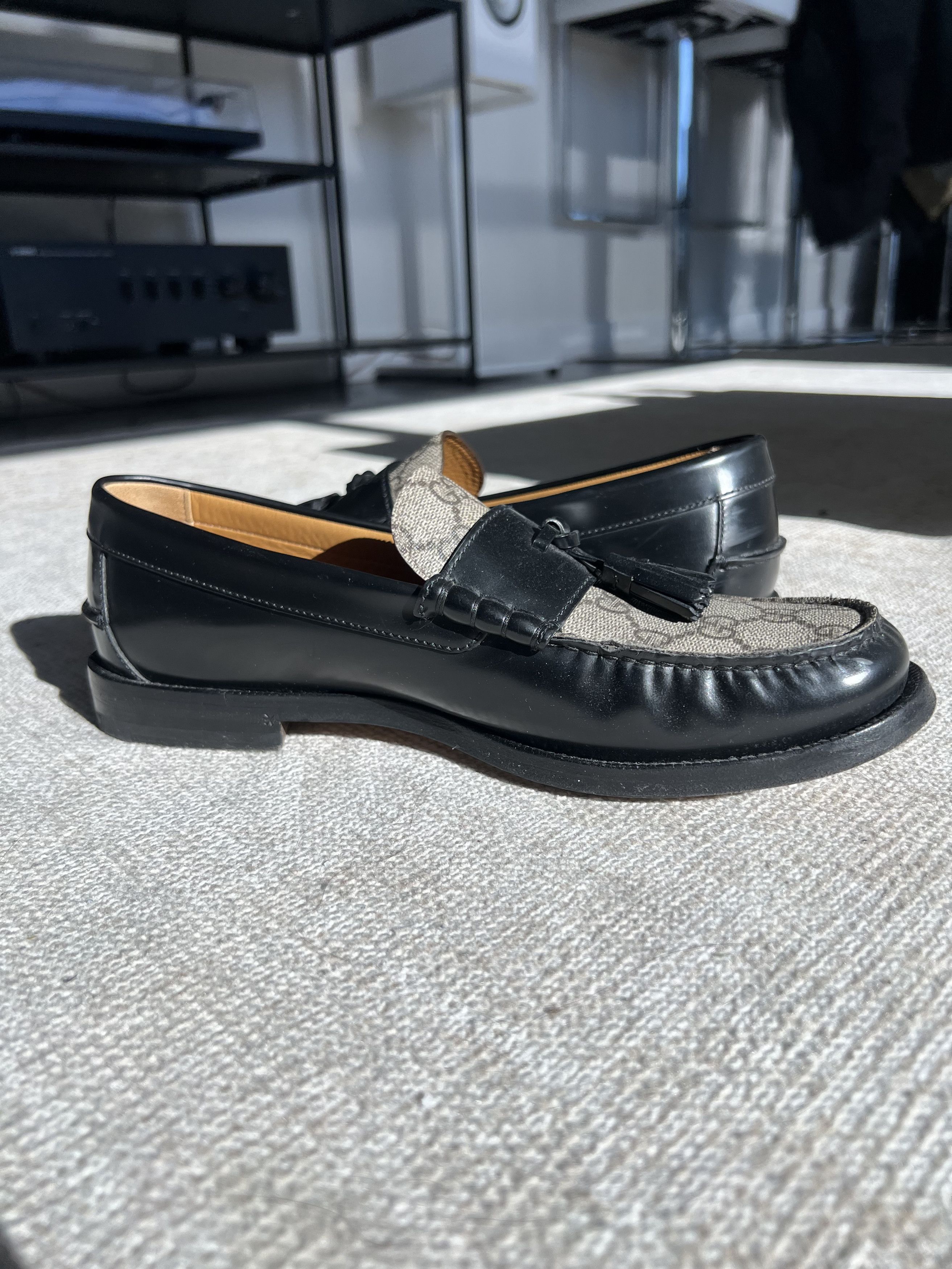 Gucci Gucci Millenial Ribot/GG Supreme Loafer Size US 8.5 / EU 41-42 - 5 Thumbnail