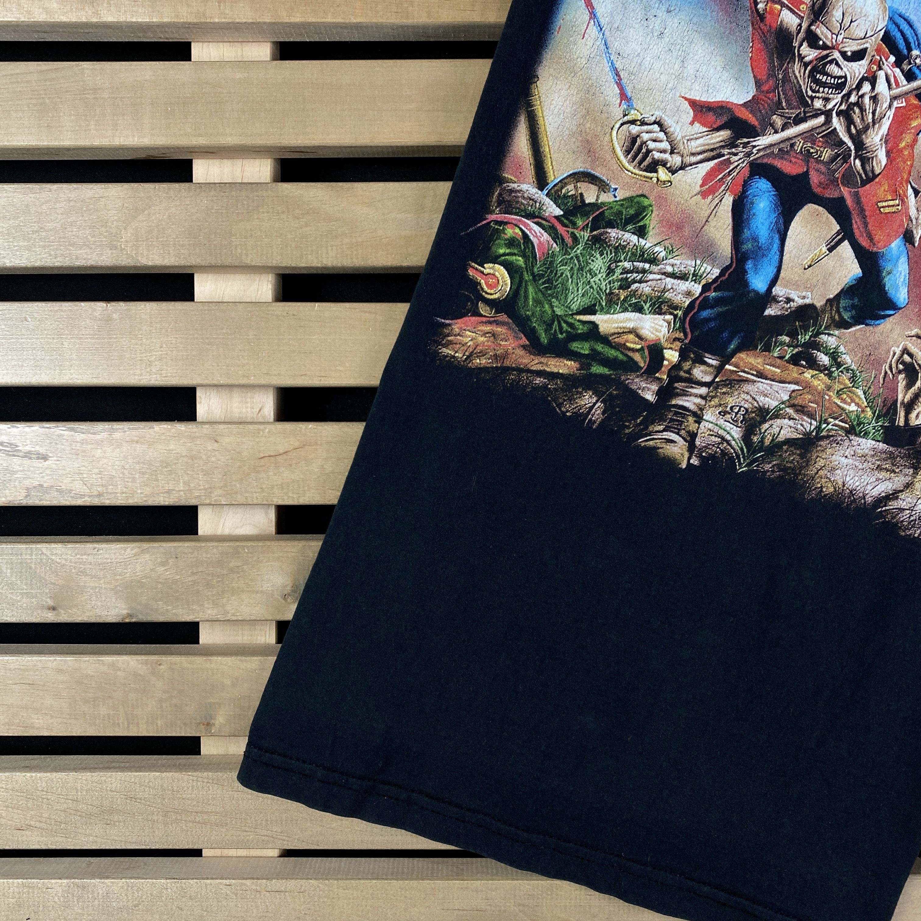 Iron Maiden Men’s Rock T-Shirt Iron Maiden Vintage Size M Big Print Size US M / EU 48-50 / 2 - 3 Thumbnail