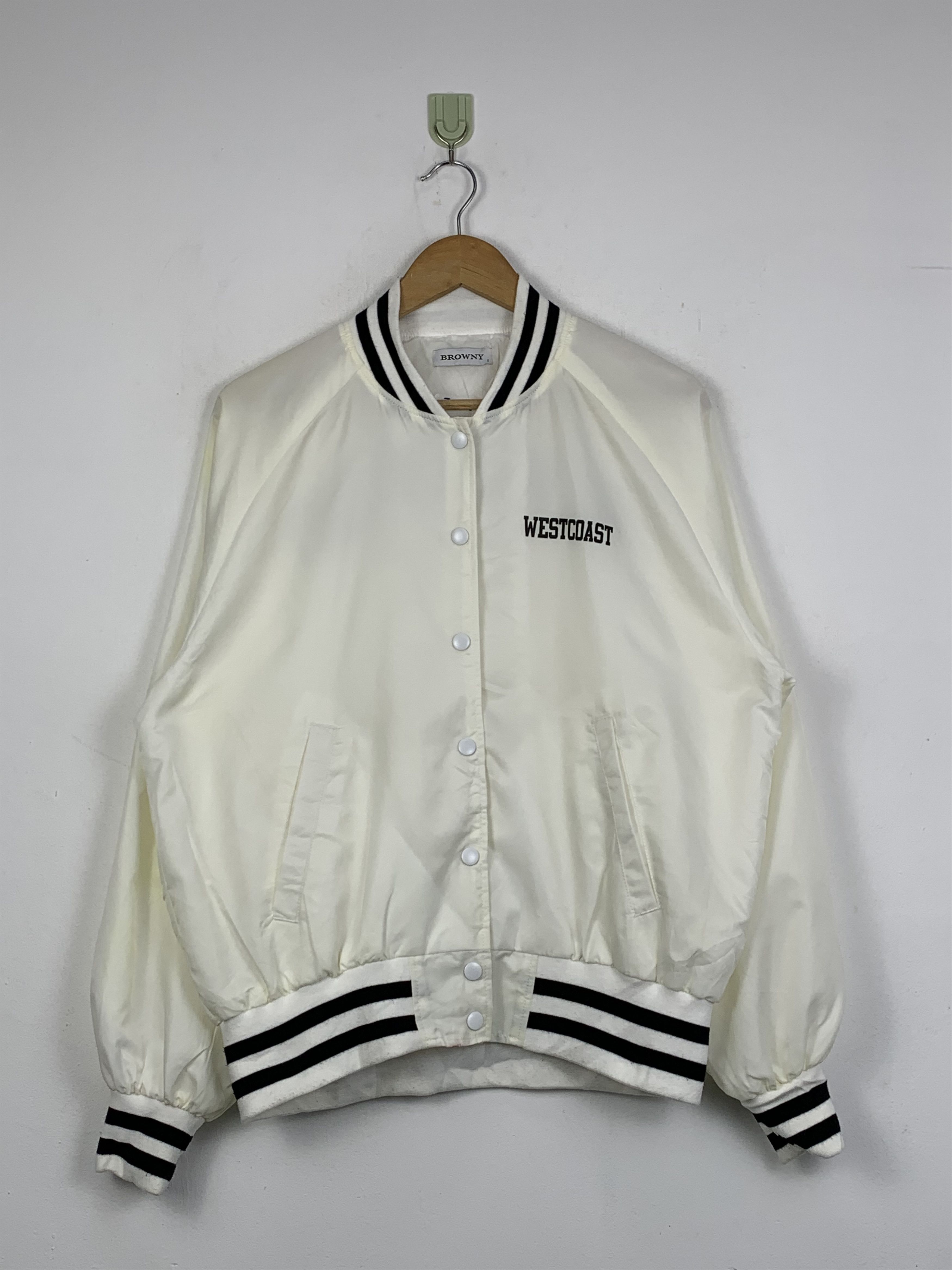 Vintage Vintage Browny Westcoast varsity Bomber Jacket J1482 Size US M / EU 48-50 / 2 - 1 Thumbnail