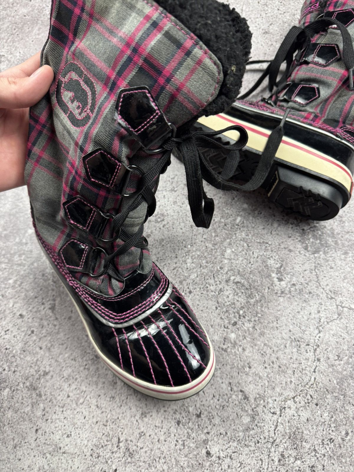 Ecko Unltd. Vintage Y2K Ecko Unltd Fur Japanesse Glamour Boots size 35 Size US 5 / EU 37 - 8 Thumbnail