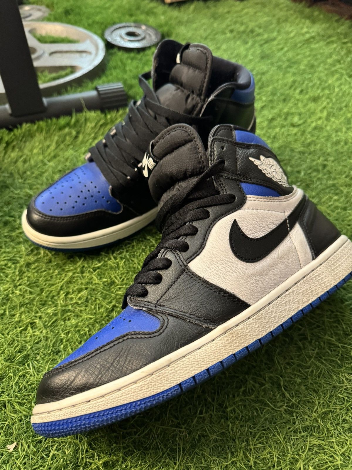 Jordan Brand × Nike AIR JORDAN Jordan Mens 1 Retro High Top Sneakers Size US 9 / EU 42 - 7 Thumbnail