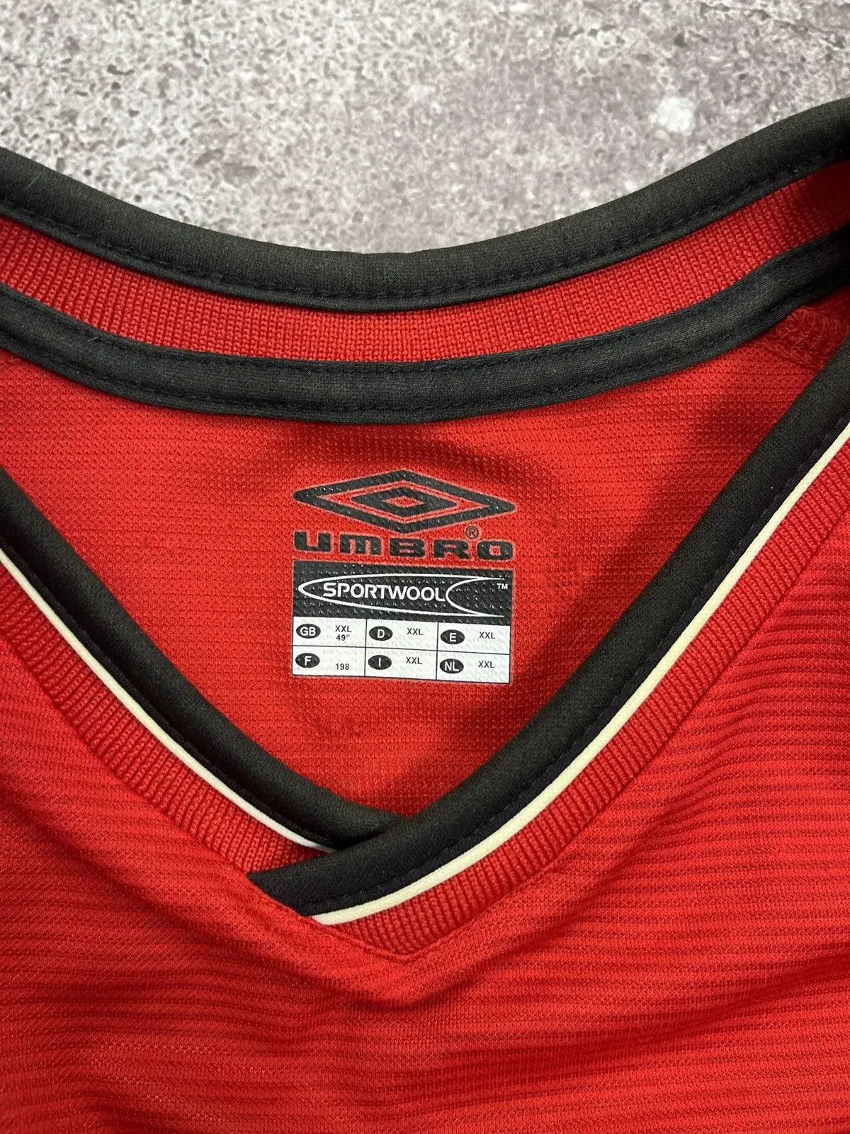 Vintage MANCHESTER UNITED MALCOLM JERSEY SOCCER VINTAGE ENGLAND MU Size US XXL / EU 58 / 5 - 4 Thumbnail