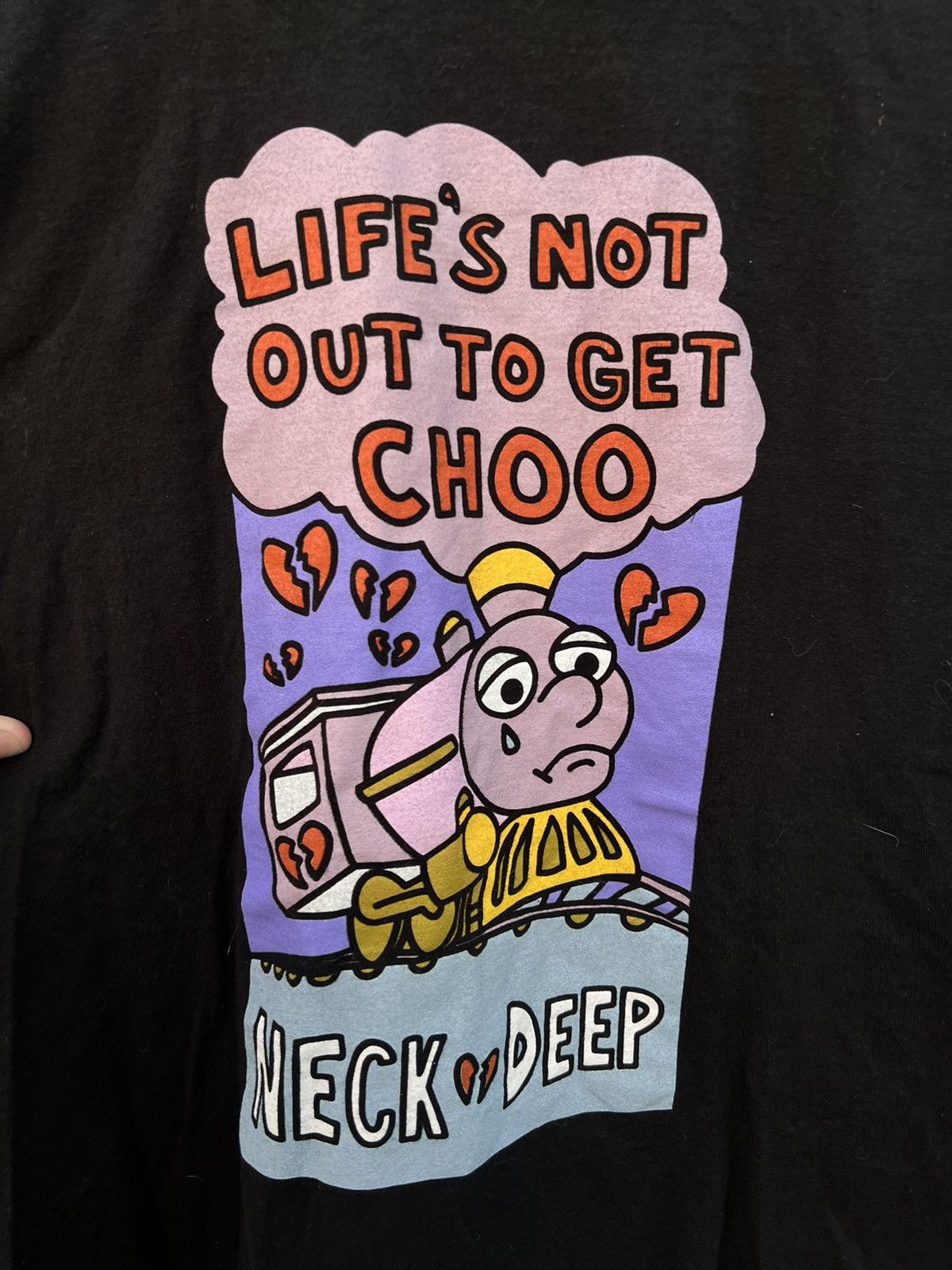Band Tees Crazy Y2K Punk Rock Grunge Neck Deep Band Tee Size US S / EU 44-46 / 1 - 2 Thumbnail