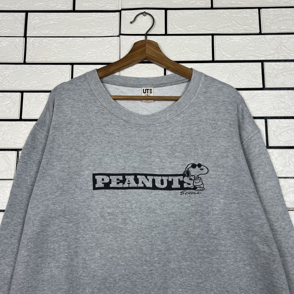 Peanuts UNIQLO X PEANUTS Big Logo Crewneck Sweatshirt #4169-C191 Size US XL / EU 56 / 4 - 4 Thumbnail