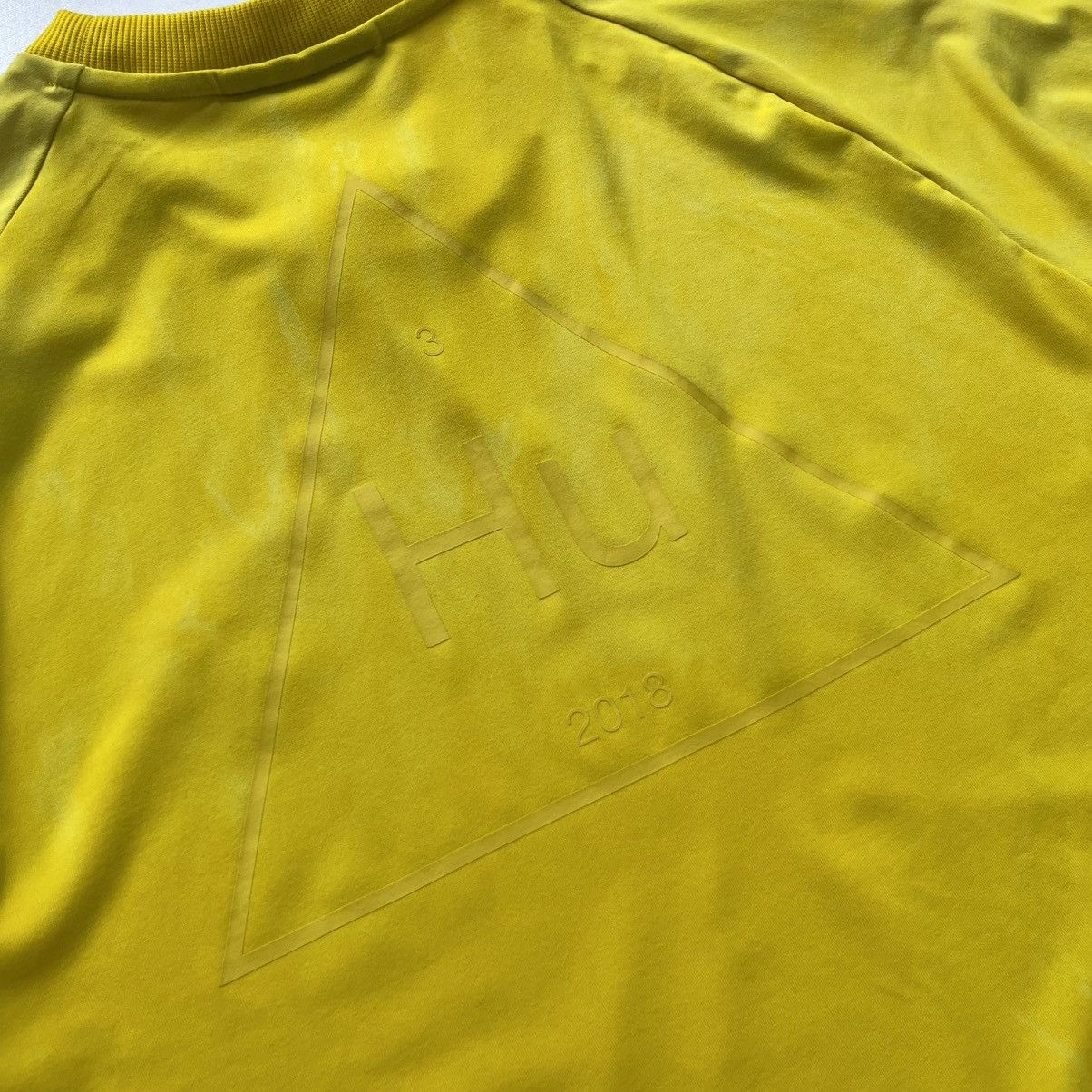 Human Made Adidas Originals x Pharrell Williams Hu Holi T-Shirt Yellow Size US M / EU 48-50 / 2 - 7 Thumbnail