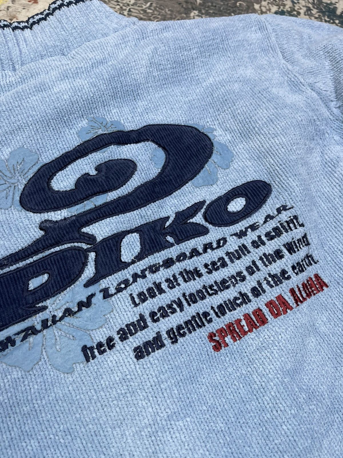 Japanese Brand Vtg Y2k Piko Hawaiian Surfwear Zipper Sweatshirt Jacket Size US M / EU 48-50 / 2 - 4 Thumbnail