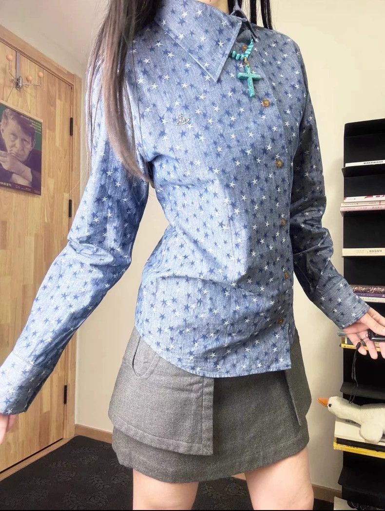 Vivienne Westwood Vivienne Westwood Star print shirt Size M / US 6-8 / IT 42-44 - 1 Thumbnail