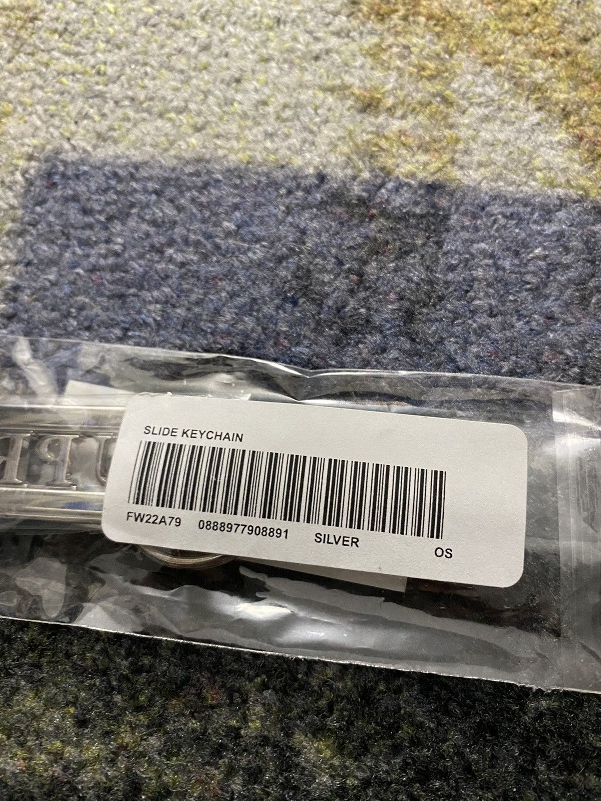 Supreme Supreme Slide Keychain Silver Size ONE SIZE - 4 Thumbnail
