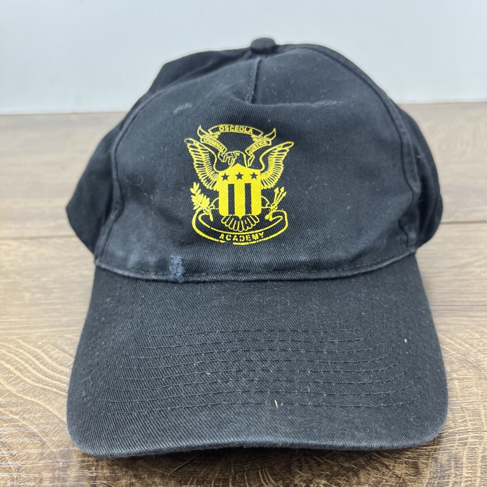 Other Osceola Criminal Justice Academy Hat Black Adjustable Hat Bl Size ONE SIZE - 3 Thumbnail