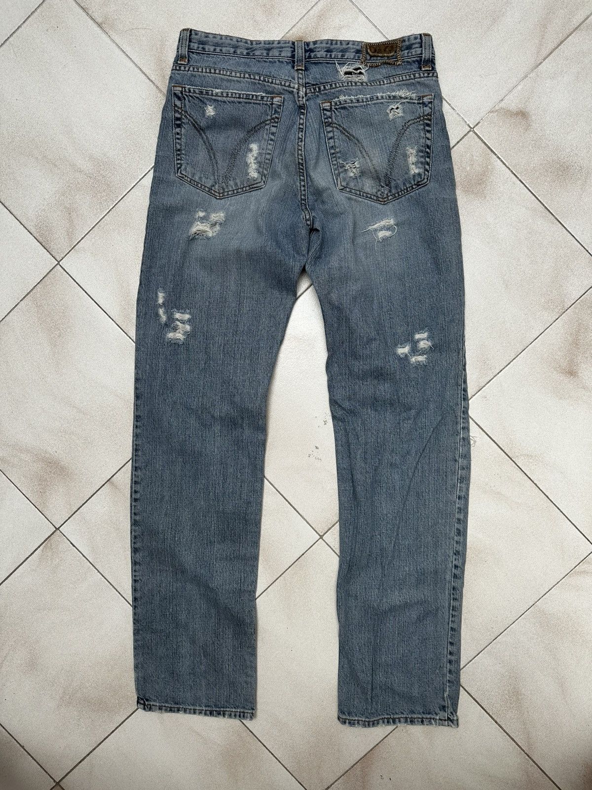 Dolce & Gabbana D&G Distressed Archive Jeans — Grunge Y2K Style Size US 33 - 5 Thumbnail