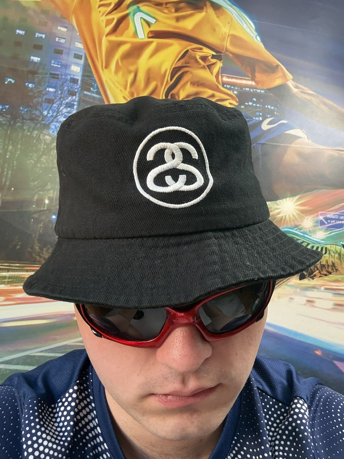Stussy STUSSY SS LINK BUCKET HAT BLACK Size ONE SIZE - 1 Thumbnail