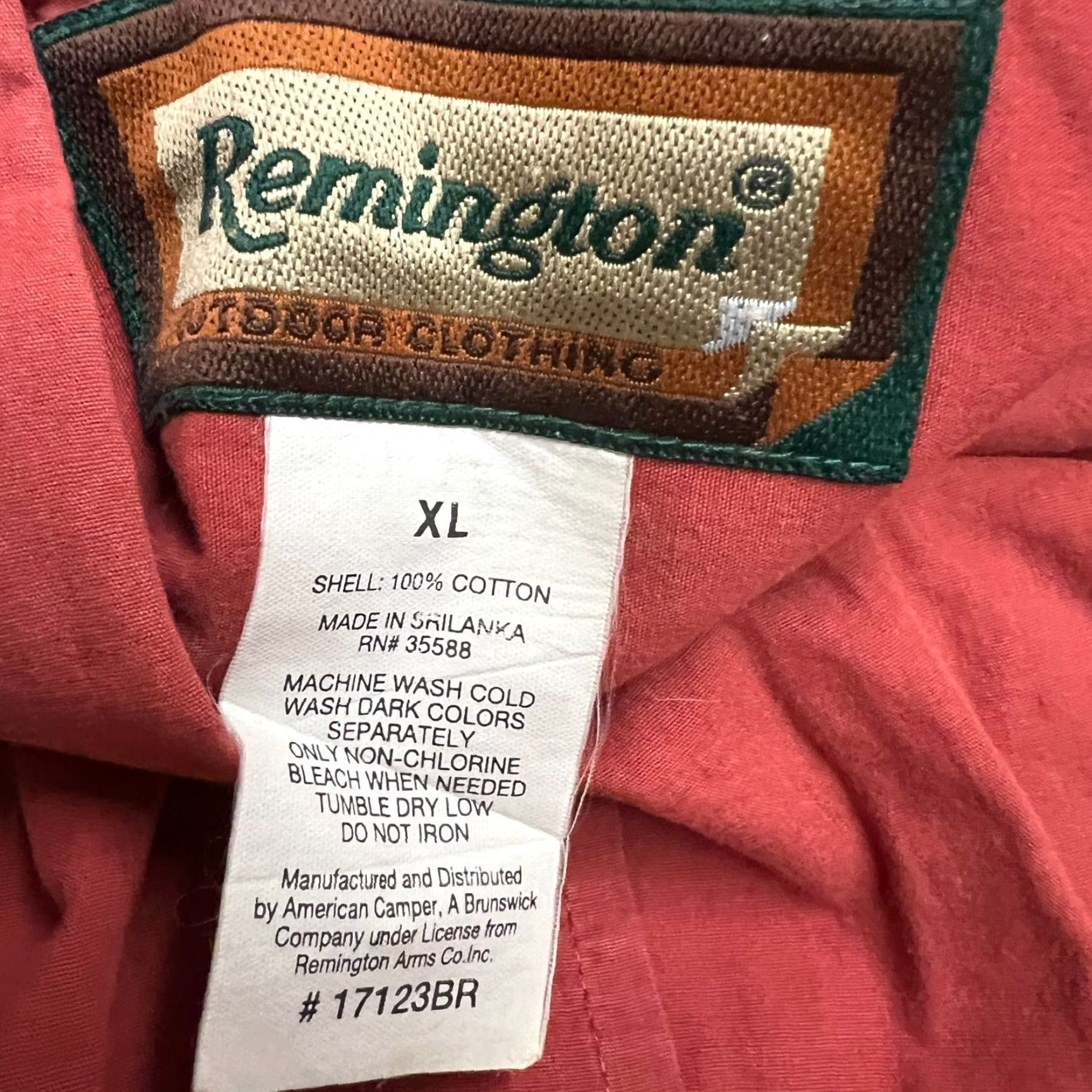 Vintage Remington Button-Down Shirt XL Red Short Sleeve Casual Workwear Men Size US XL / EU 56 / 4 - 7 Thumbnail