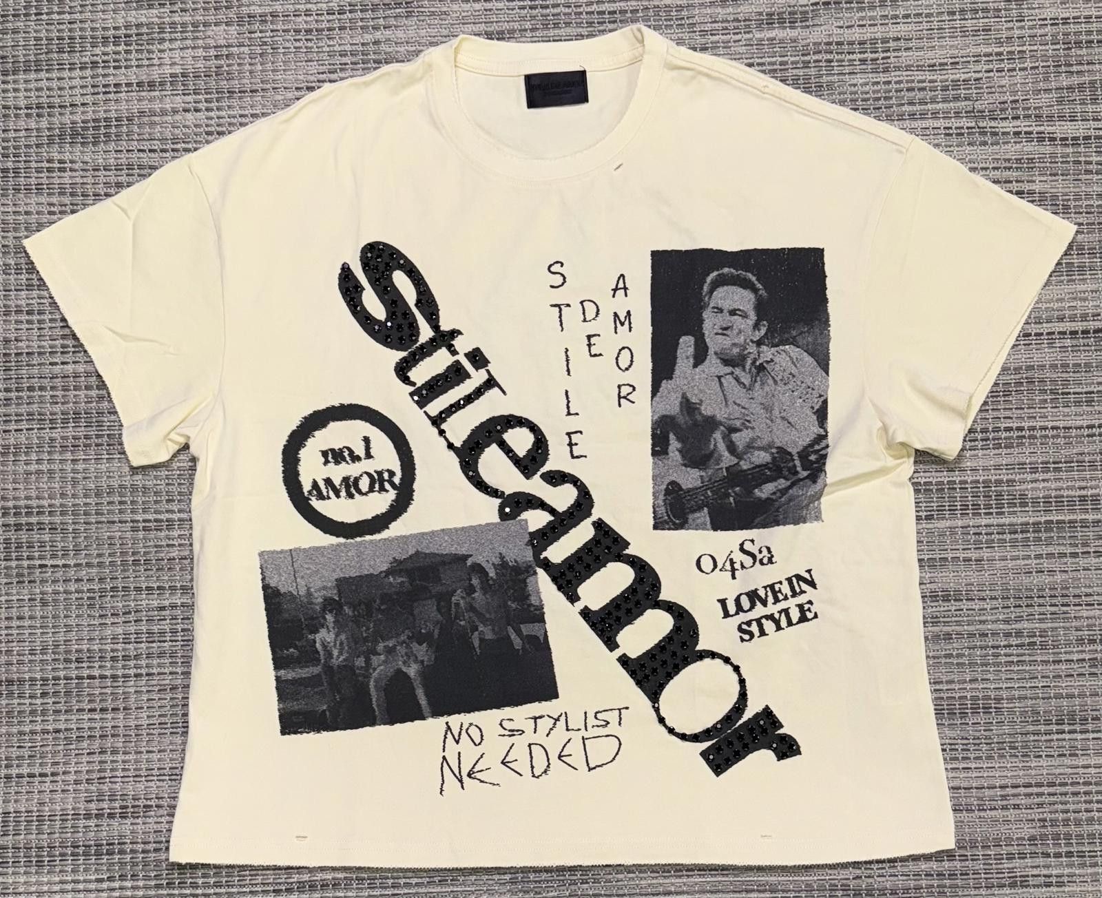Other Stile Dé Amor Cream No Stylist Tee Size US XXL / EU 58 / 5 - 1 Thumbnail