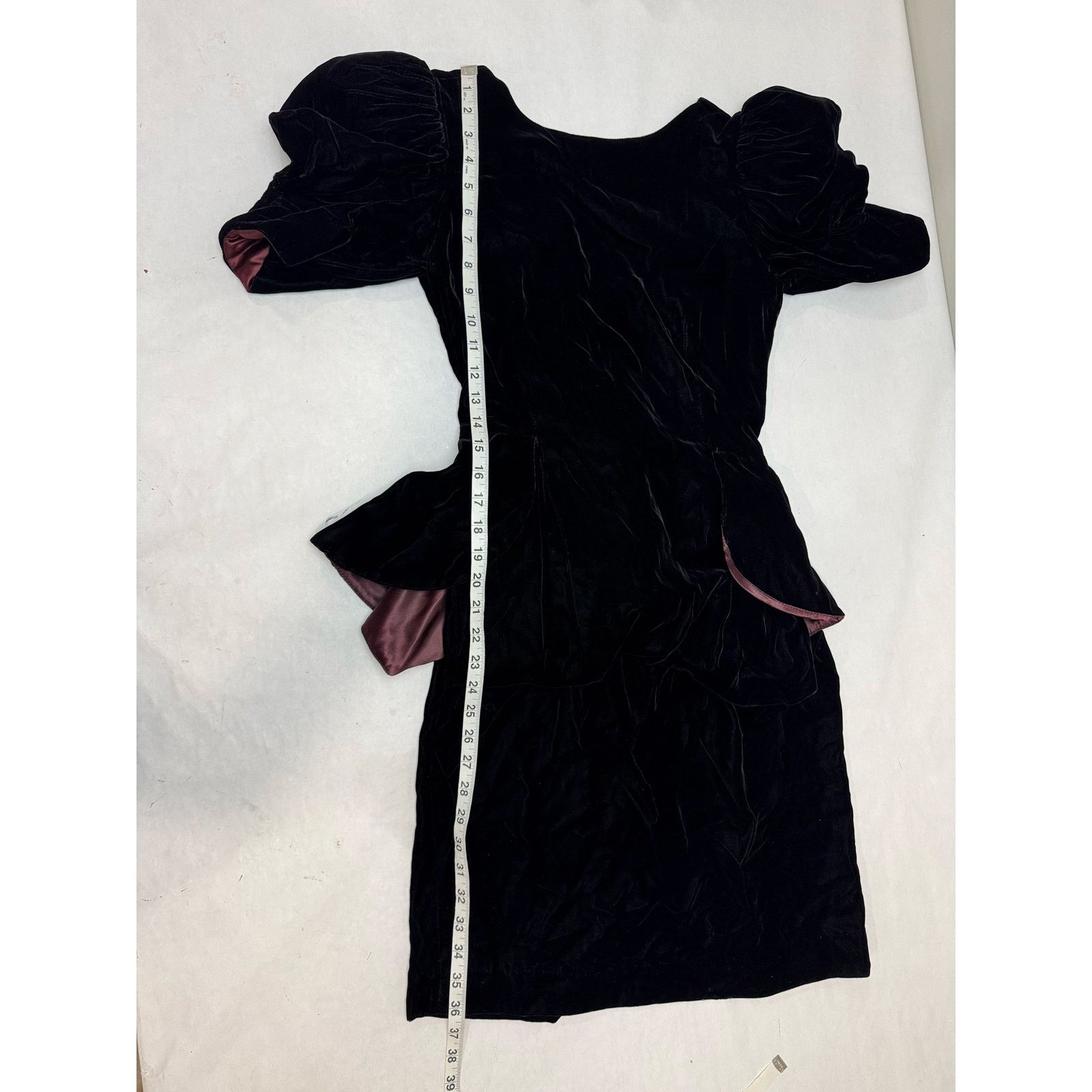 Other Gothic Whimsigoth Vintage Dress Black 80s Act III Small Size S / US 4 / IT 40 - 7 Thumbnail
