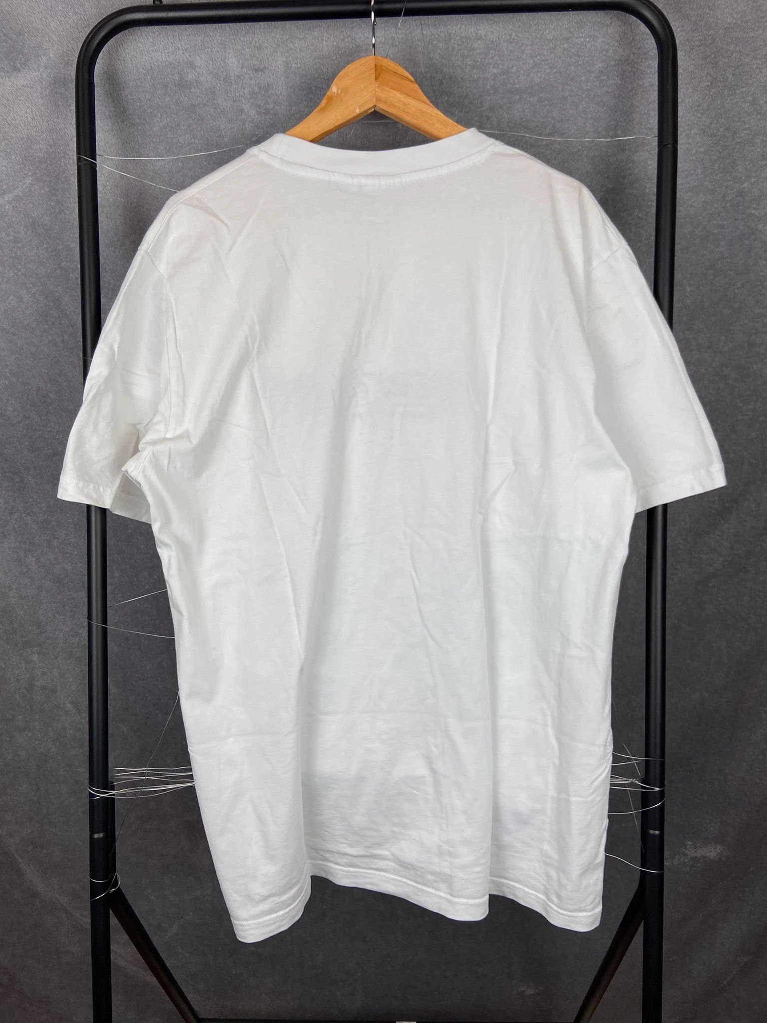 Parlez Parlez XL White Embroidered Spellout Logo Tee Minimalist Size US XL / EU 56 / 4 - 4 Thumbnail