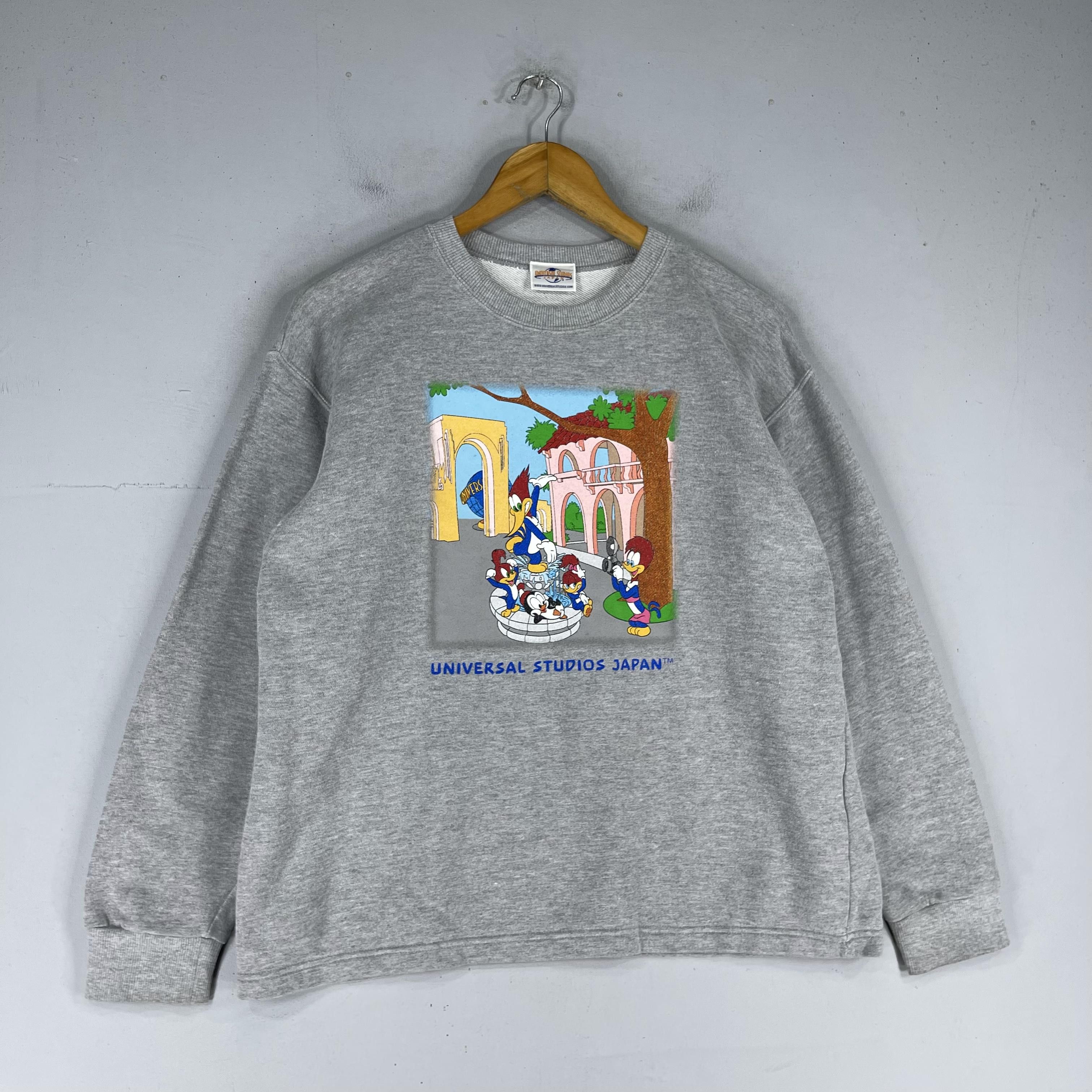 Cartoon Network × Universal Studios × Vintage Vintage WOODY WOODPECKER Crewneck Crop Sweatshirt Size US M / EU 48-50 / 2 - 3 Thumbnail
