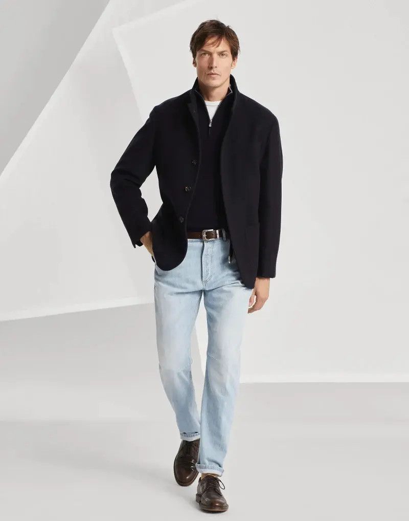 Brunello Cucinelli o1mle0725 Denim Jeans in Light Blue Size US 36 / EU 52 - 3 Thumbnail