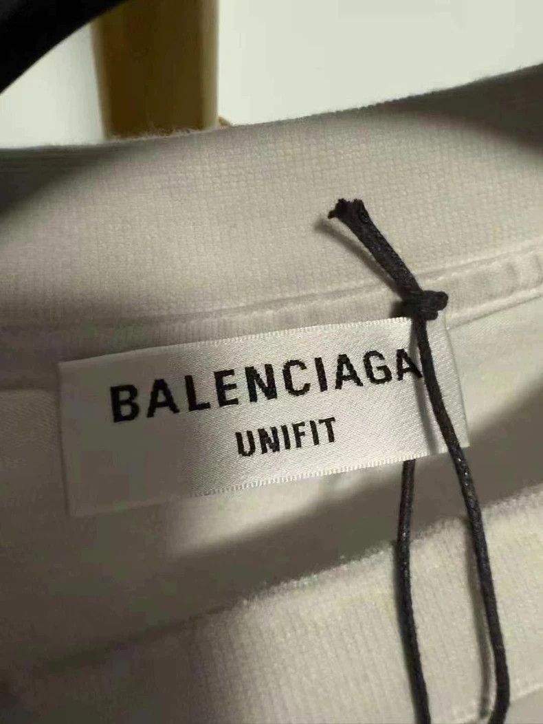 Balenciaga Balenciaga Flame Splash Ink Short Sleeve Beige Size US M / EU 48-50 / 2 - 3 Thumbnail