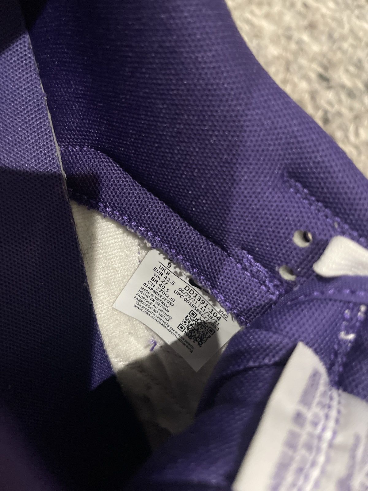 Nike Nike Dunk Low Court Purple Size US 9 / EU 42 - 6 Thumbnail