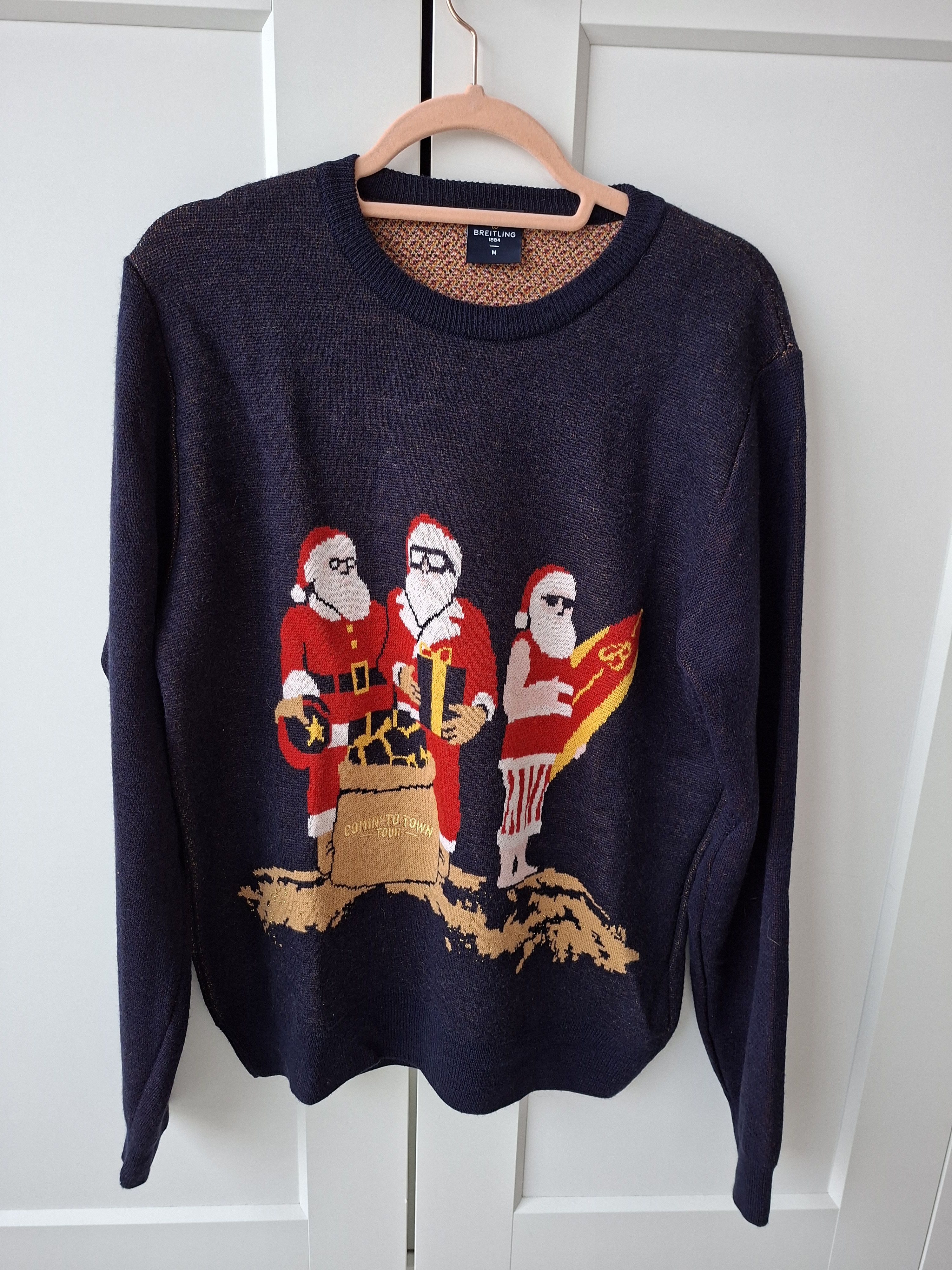 Breitling BREITLING Xmas Santa Knit Sweater Size US M / EU 48-50 / 2 - 1 Thumbnail