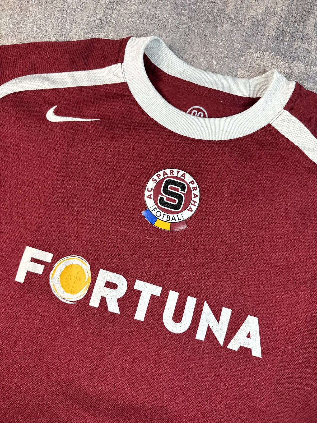 Nike AS Sparta Praha Prague 2005 Poborsky Football Soccer Jersey Size US XL / EU 56 / 4 - 4 Thumbnail