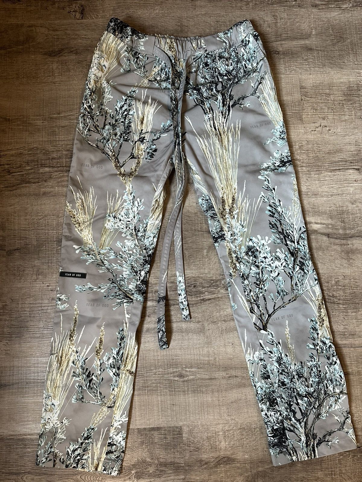 Fear of God Printed Bull Denim Jiu Jitsu Pants | Grailed