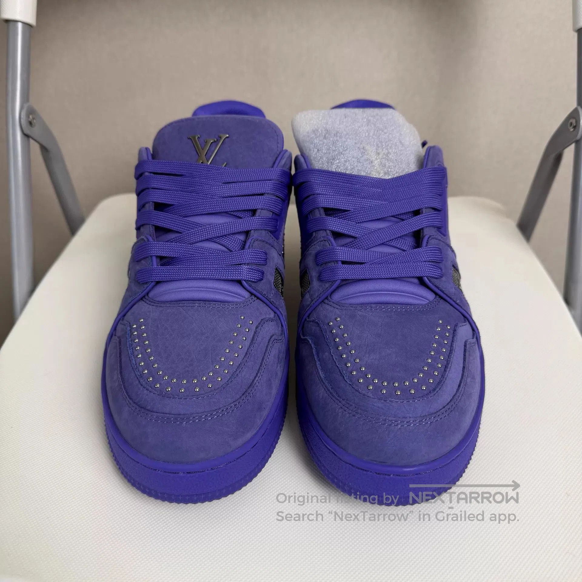 Louis Vuitton Purple Low-Top Sneakers Size 9. Size US 9 / EU 42 - 2 Thumbnail