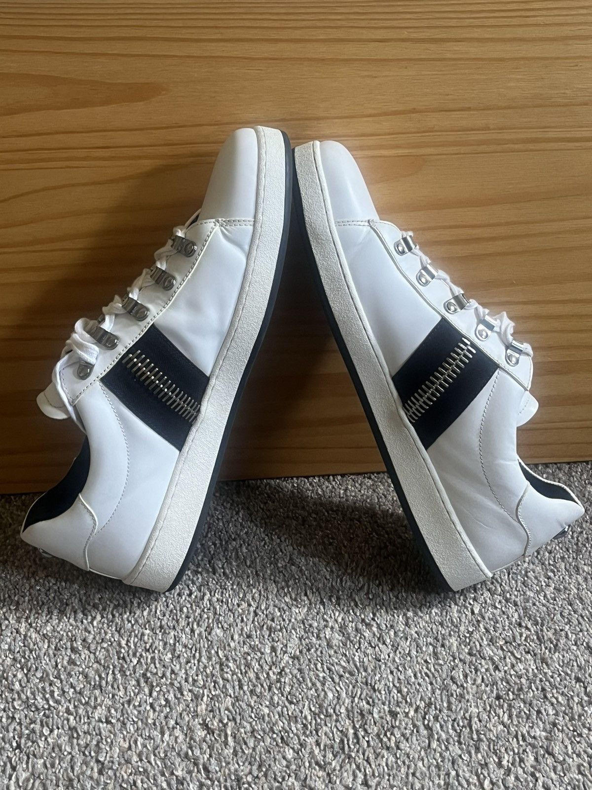 Balmain Balmain White Esther Sneakers Size US 11 / EU 44 - 5 Thumbnail