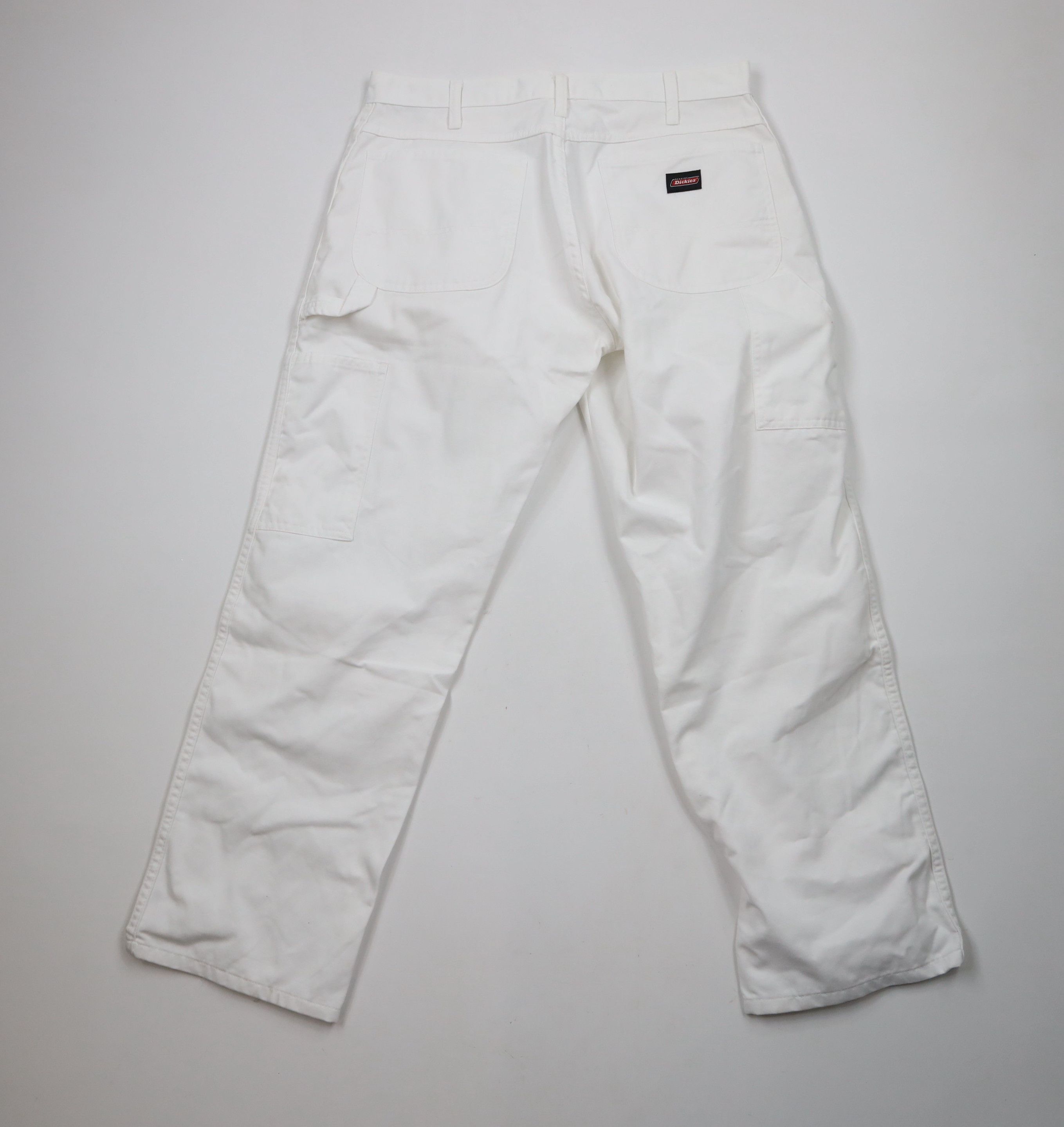 Dickies × Vintage Vintage Dickies Wide Leg Dungaree Painter Pants White Size US 34 / EU 50 - 11 Thumbnail
