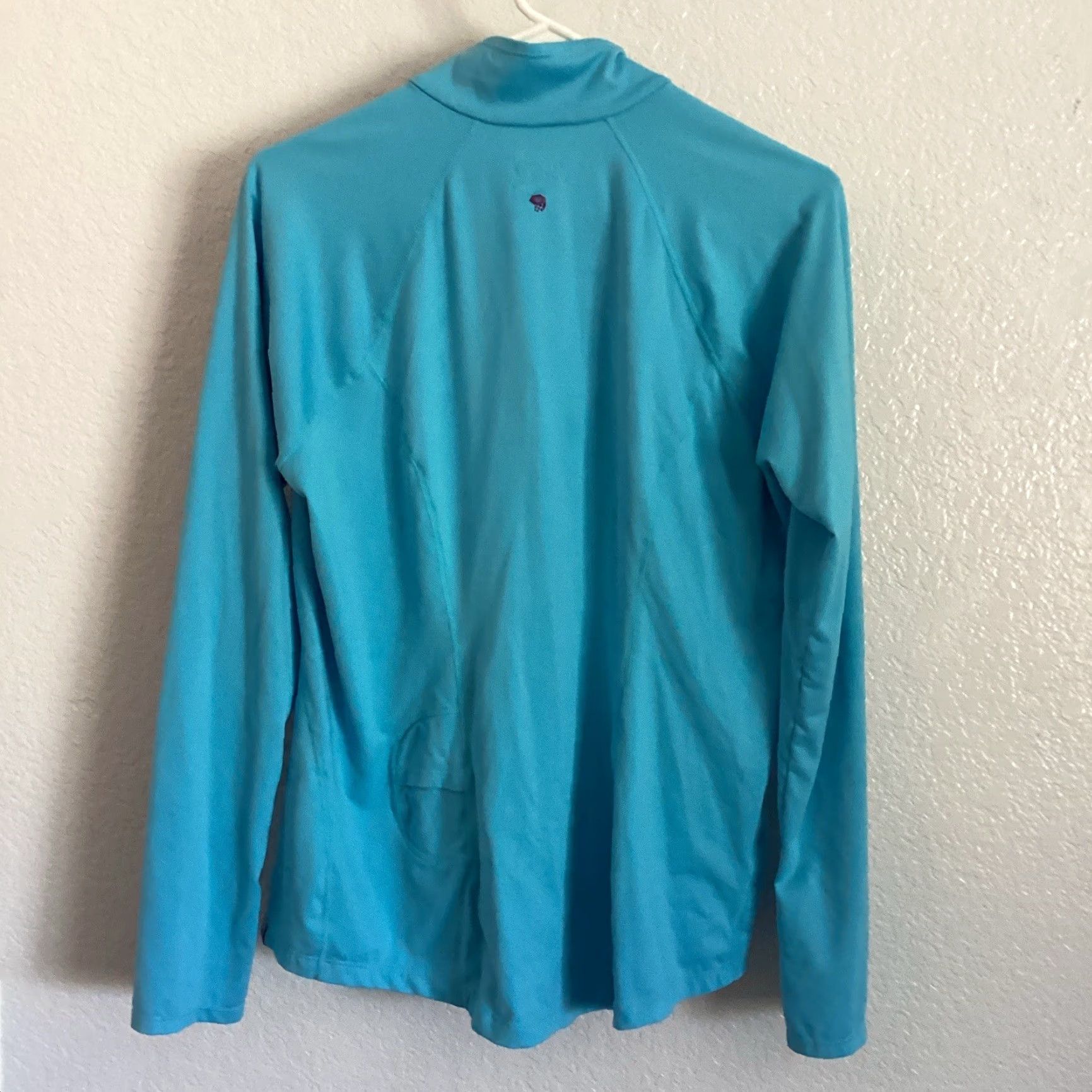 Mountain Hardwear Mountain Hardwear Women Butter Zippity Pullover L Ocean Blue 1/4 Zip Long Sleeve Size L / US 10 / IT 46 - 2 Thumbnail
