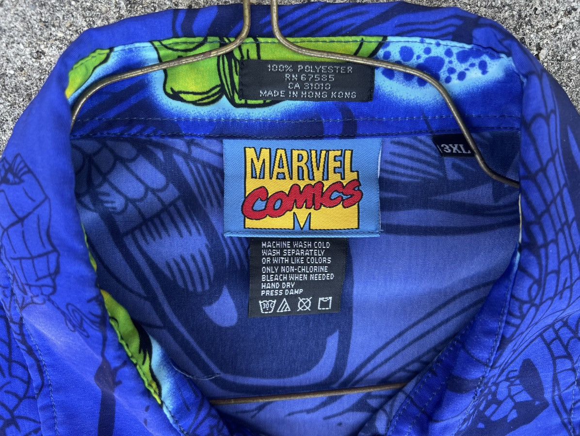 Marvel Comics × Vintage Vintage 2001 Marvel Comics Button Up Size US XXL / EU 58 / 5 - 3 Thumbnail