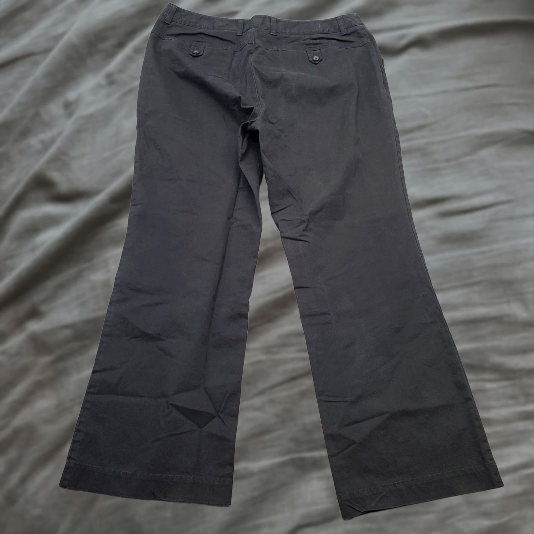 Eddie Bauer Eddie Bauer Pants Womens Size 16 Black Cotton Stretch Mercer Fit Low Waist Inseam 29.25" Casual Ready to Wear Women's Pants Size 38" / US 16 / IT 52 - 1 Thumbnail