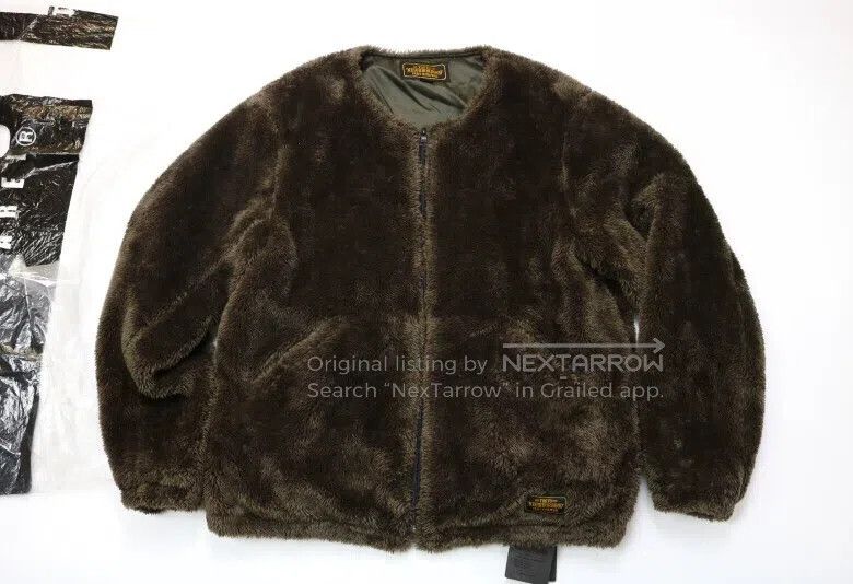 Neighborhood Neighborhood Faux Fur Round Neck Jacket Size US M / EU 48-50 / 2 - 4 Thumbnail