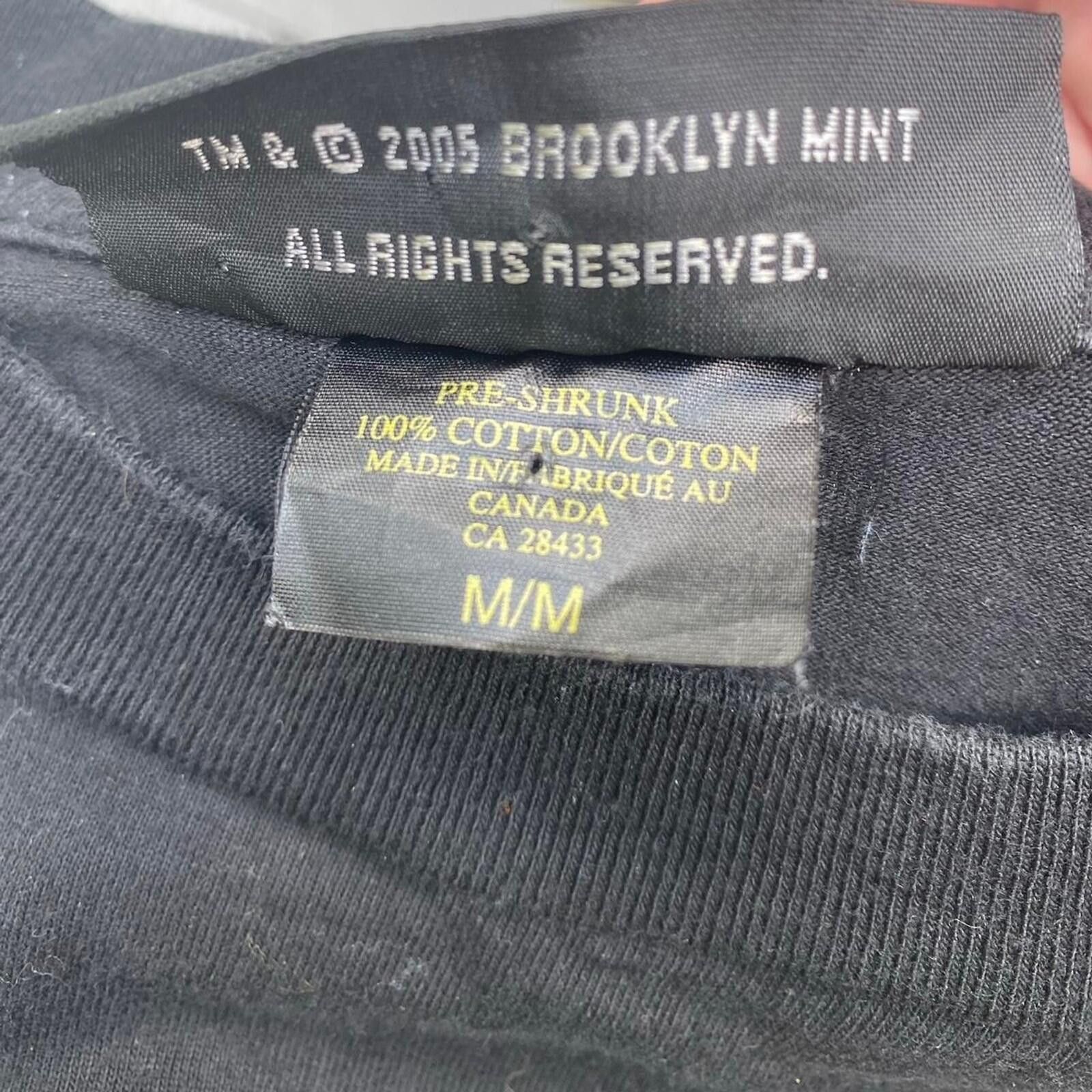 Brooklyn Mint Vintage 2005 Brooklyn Mint Notorious B.I.G. Hip Hop T-Shirt Size US M / EU 48-50 / 2 - 5 Thumbnail